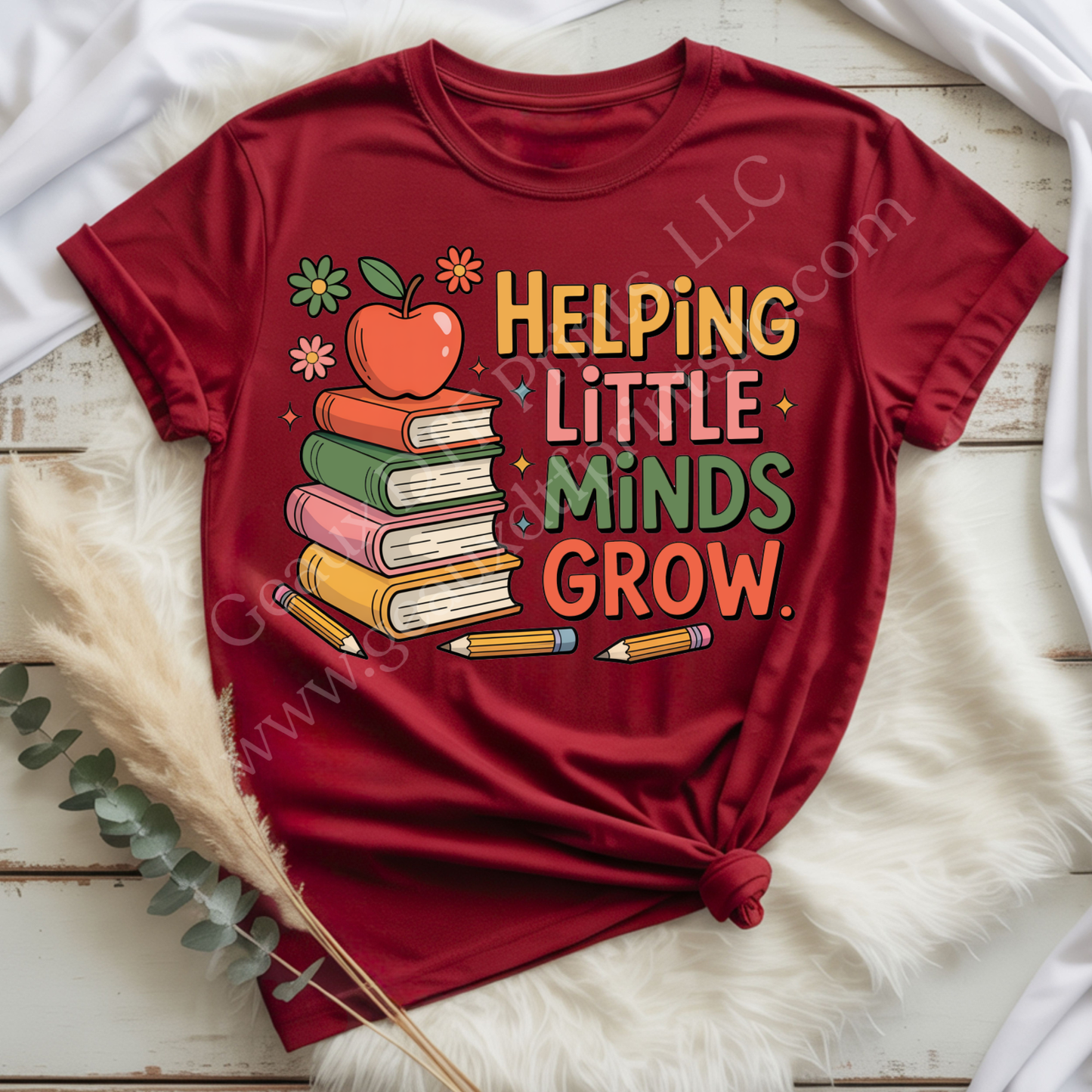 Helping Little Minds Grow DTF Single Print
