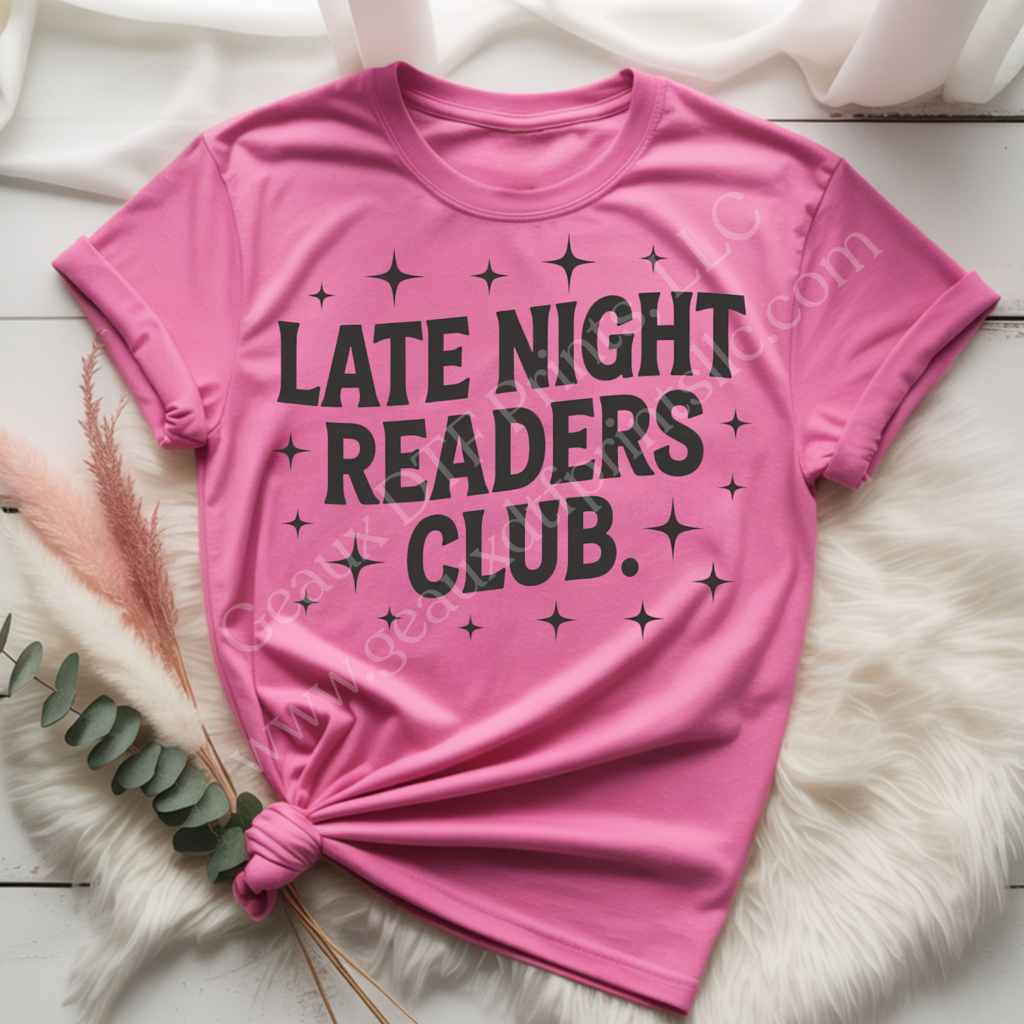 Late Night Readers Club DTF Single Print