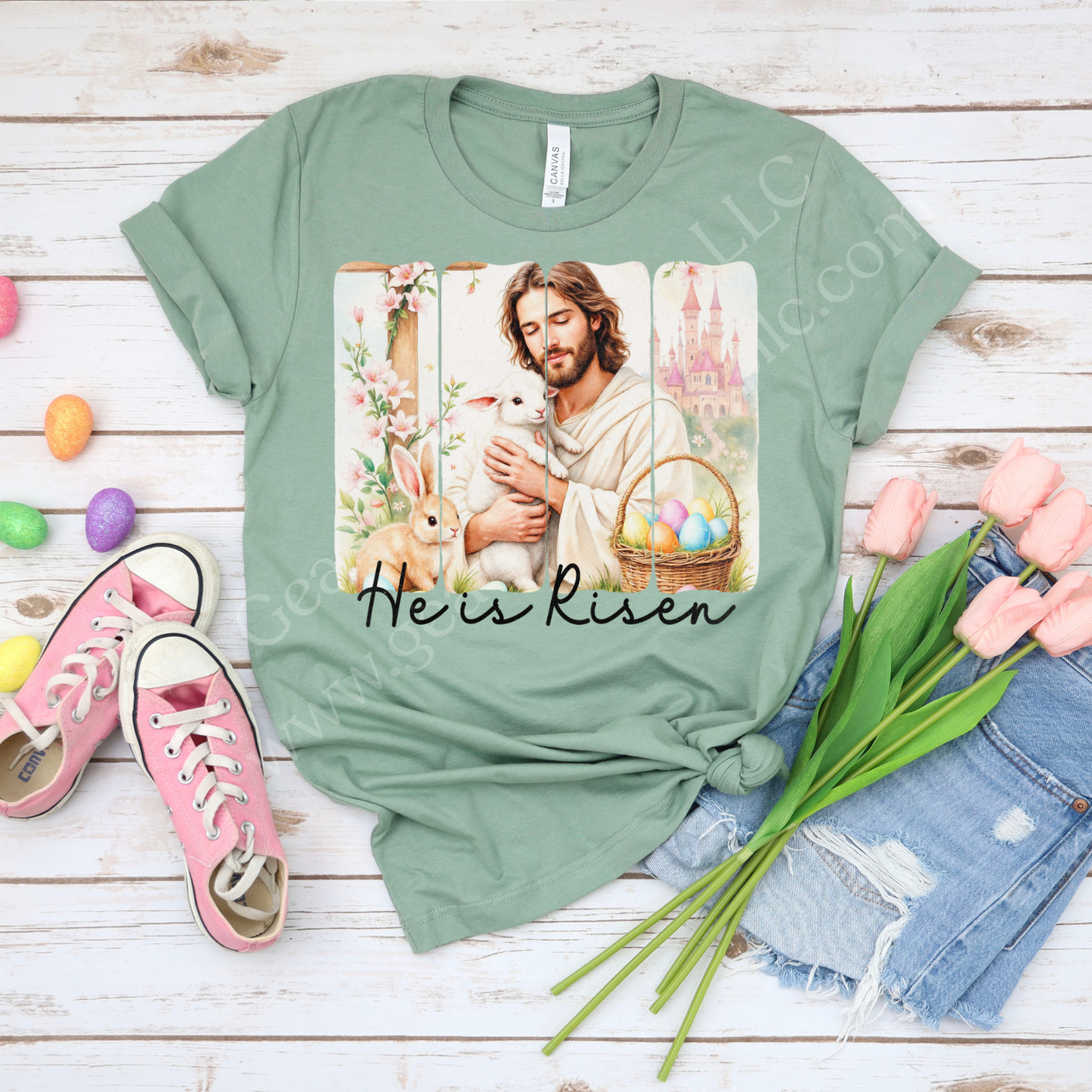 He is Risen 2 DTF Single Print
