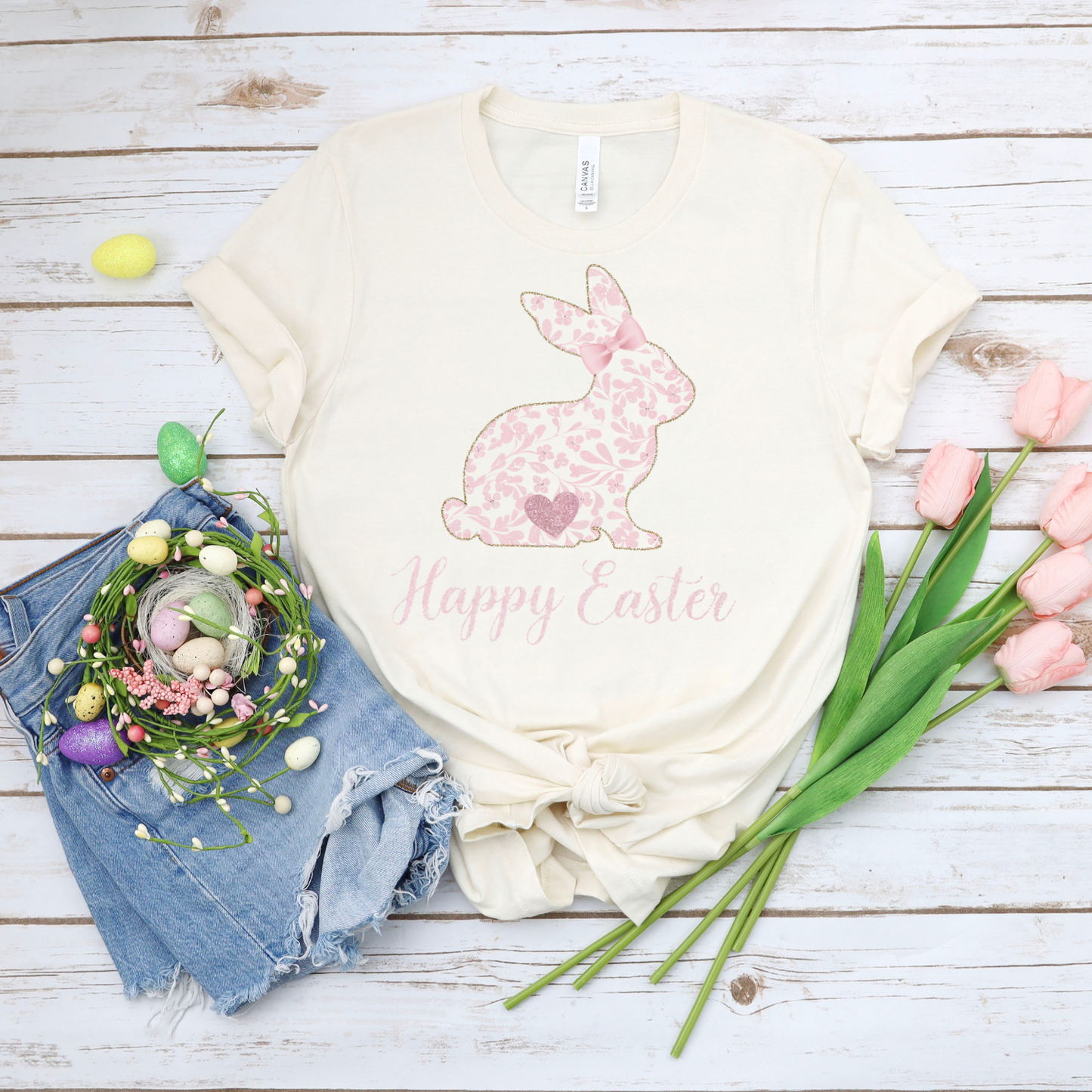 Happy Easter Bunny DTF Single Print