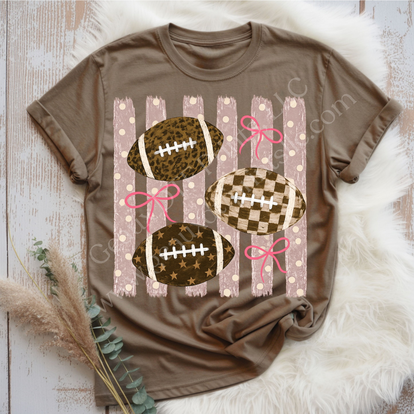 Football Stripes DTF Single Print