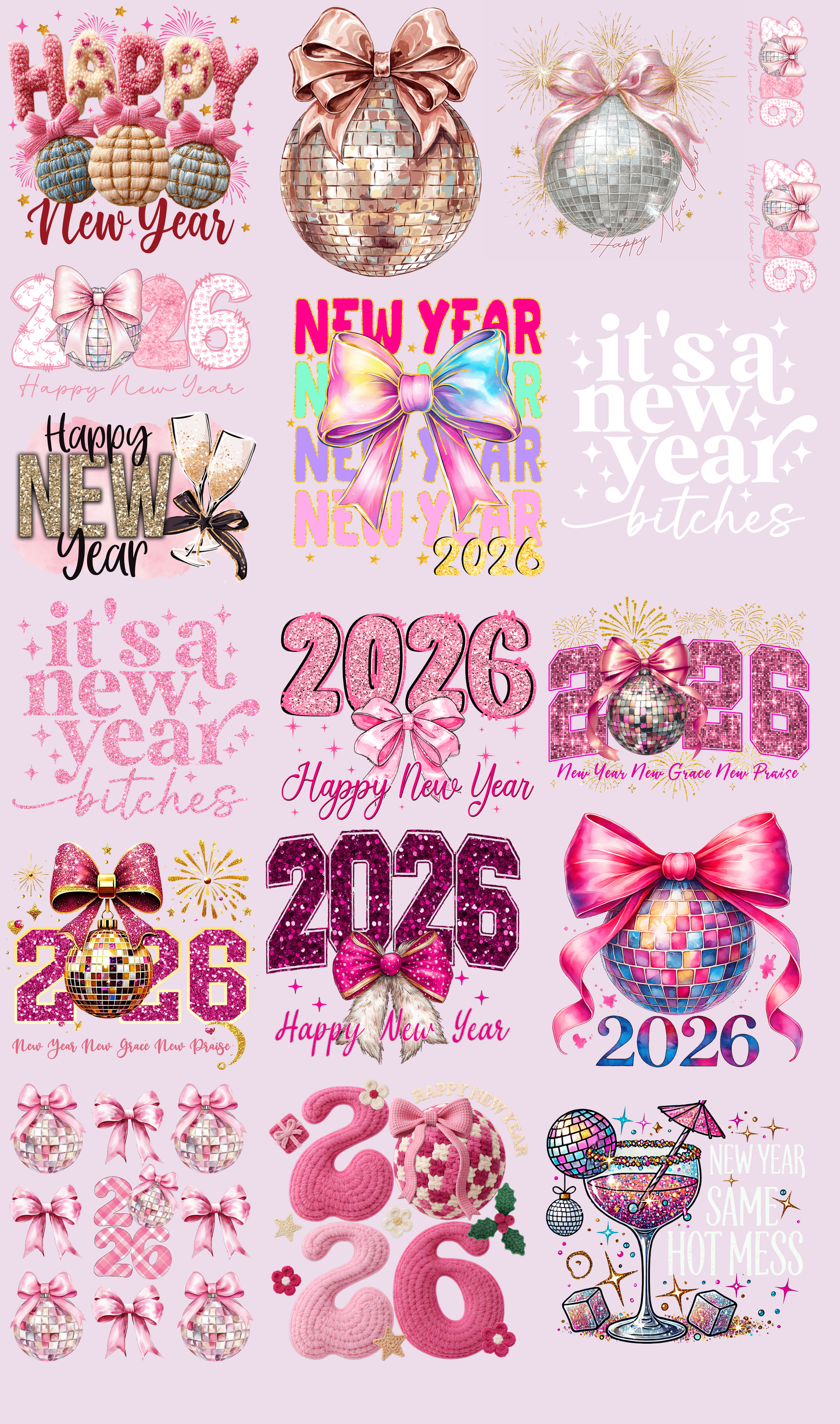 Pink New Year 2026