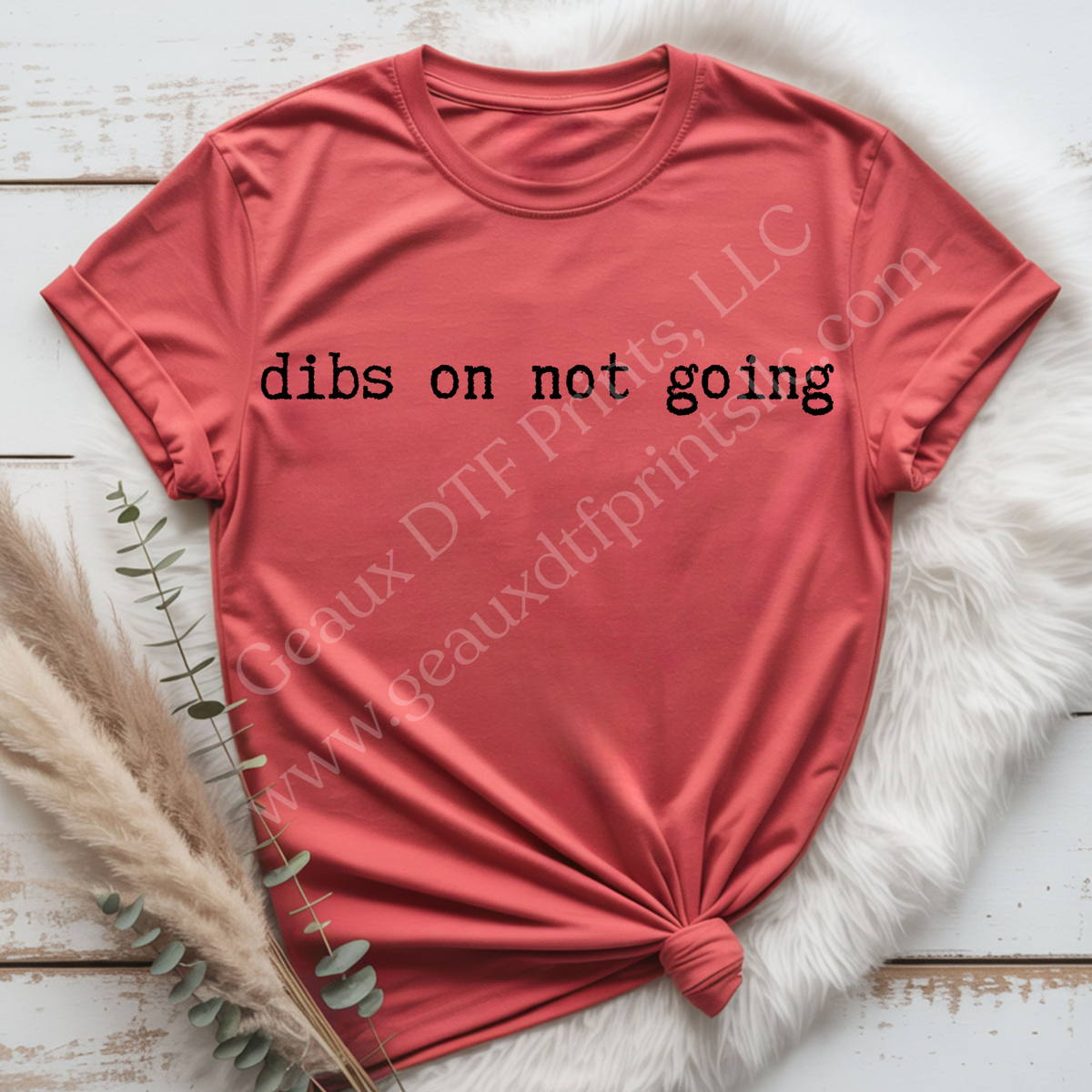 Dibs Black DTF Single Print