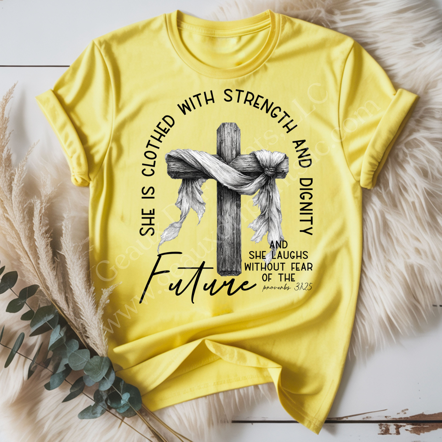 Proverbs 31:25 DTF Single Print