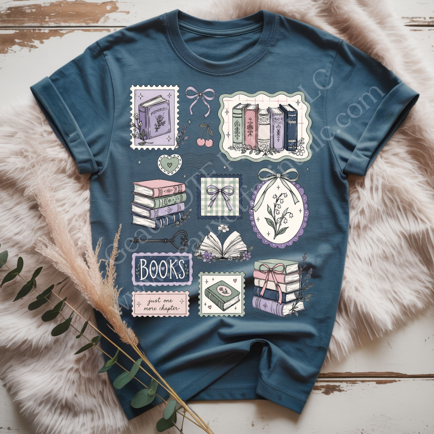 Book Stamps DTF Single Print