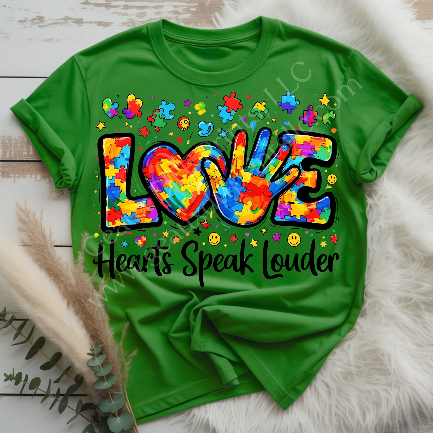 Hearts Speak Louder DTF Single Print