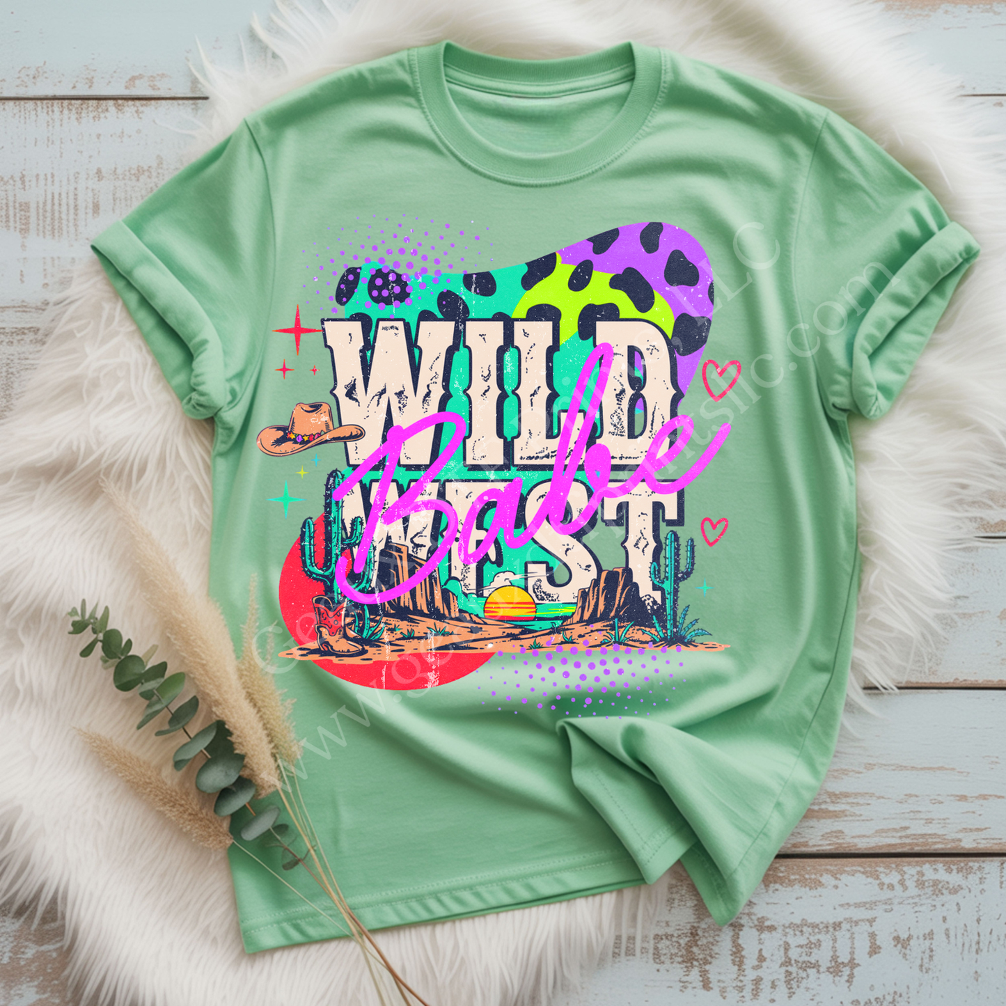 Wild West Babe DTF Single Print