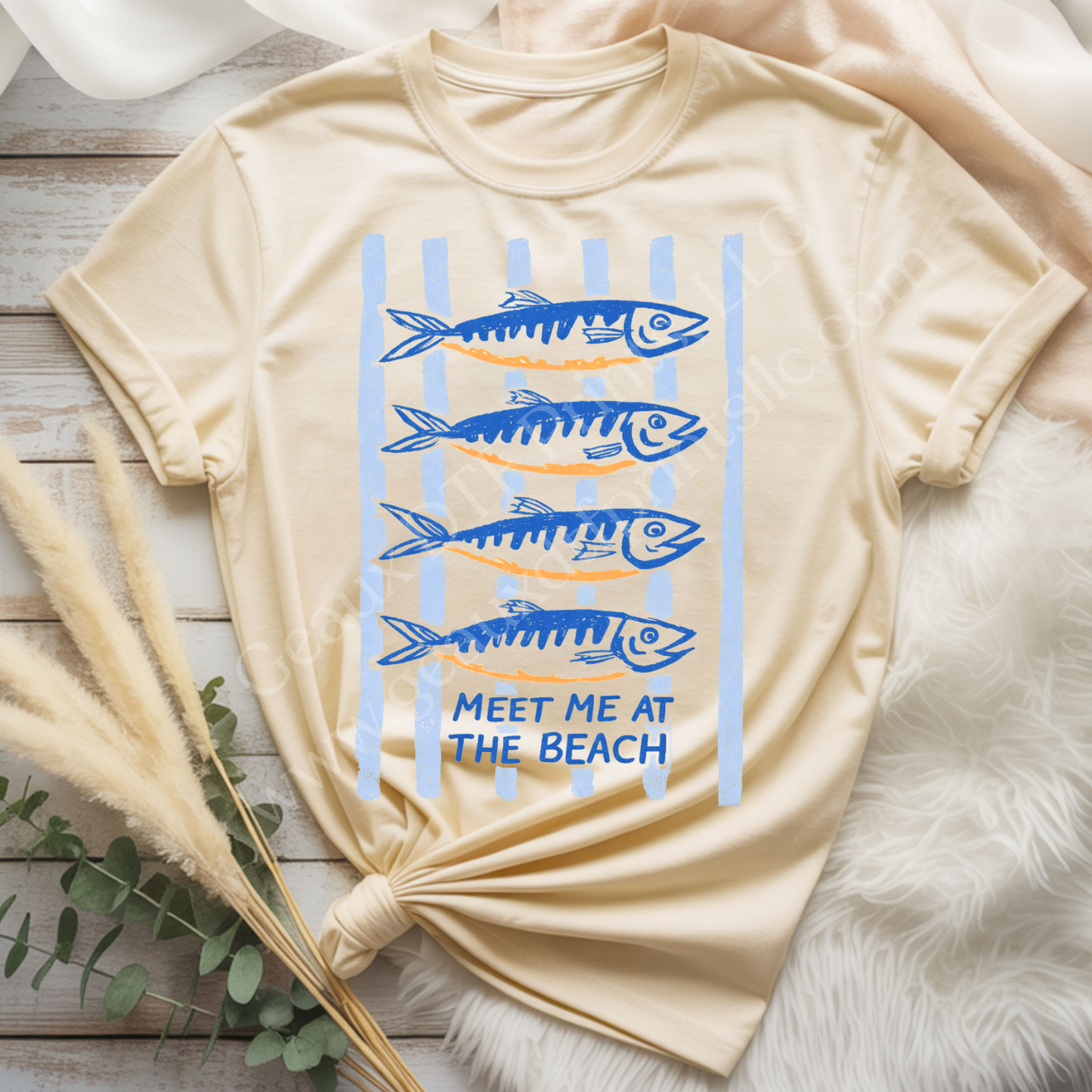 Meet Me At The Beach DTF Single Print