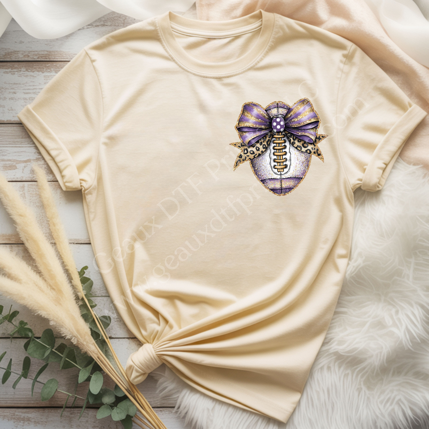 LSU Football 3.5" Pocket DTF Single Print