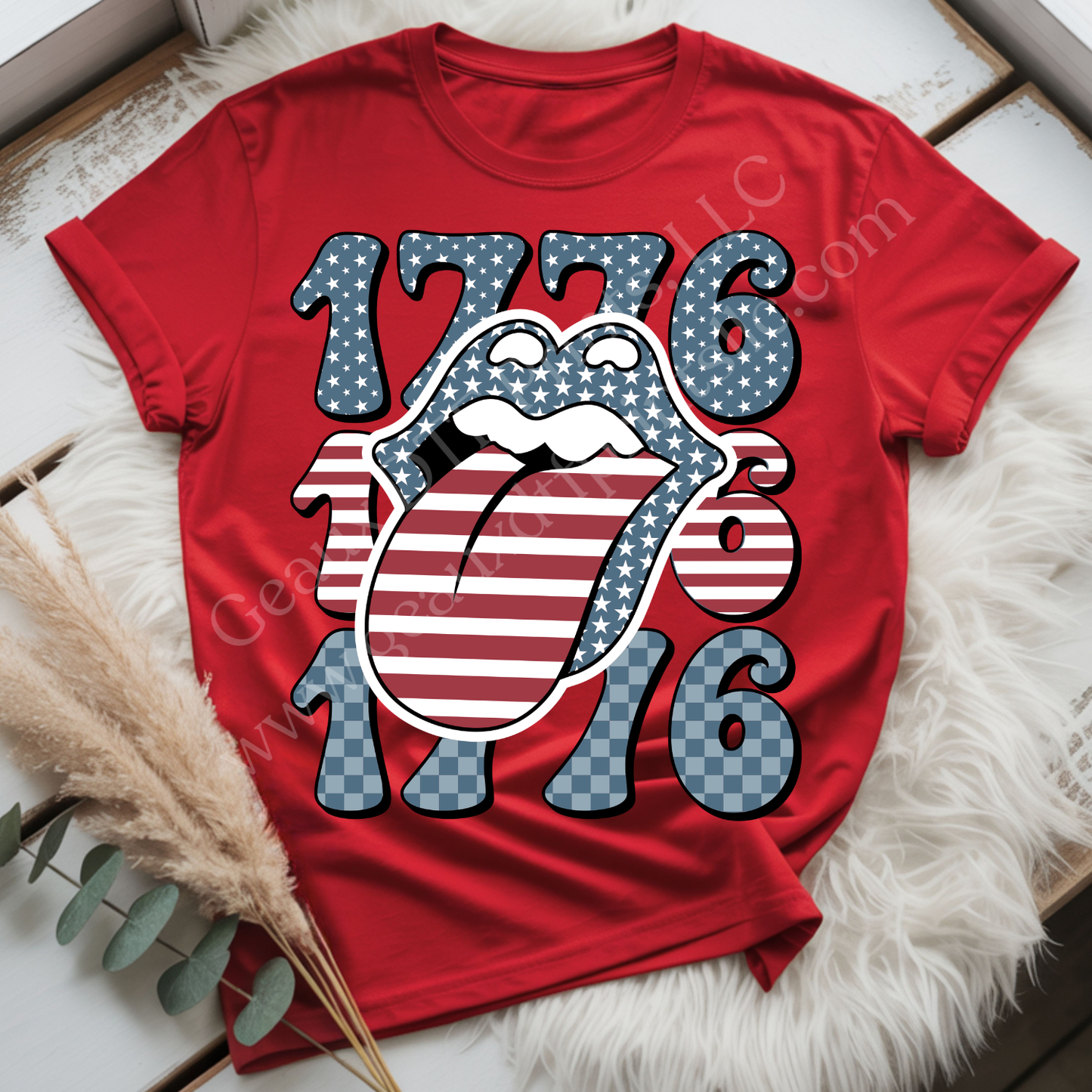 1776 2 DTF Single Print