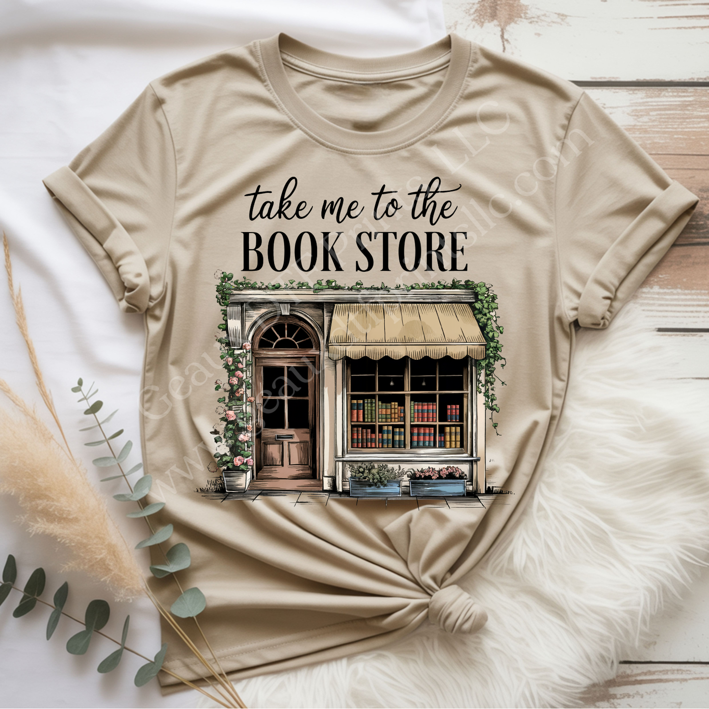 Take Me To The Book Store DTF Single Print