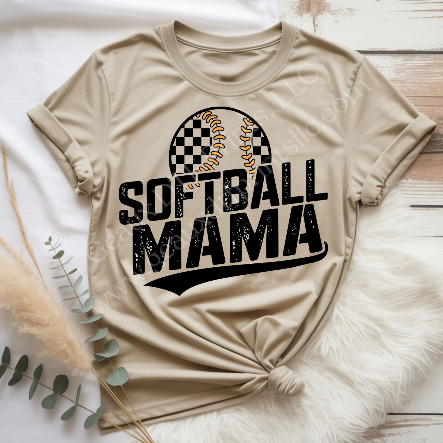 Softball Mama DTF Single Print