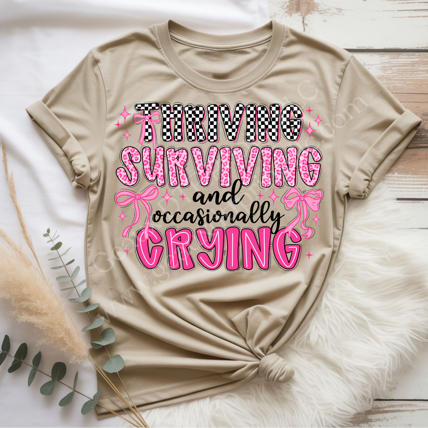 Occasionally Crying DTF Single Print