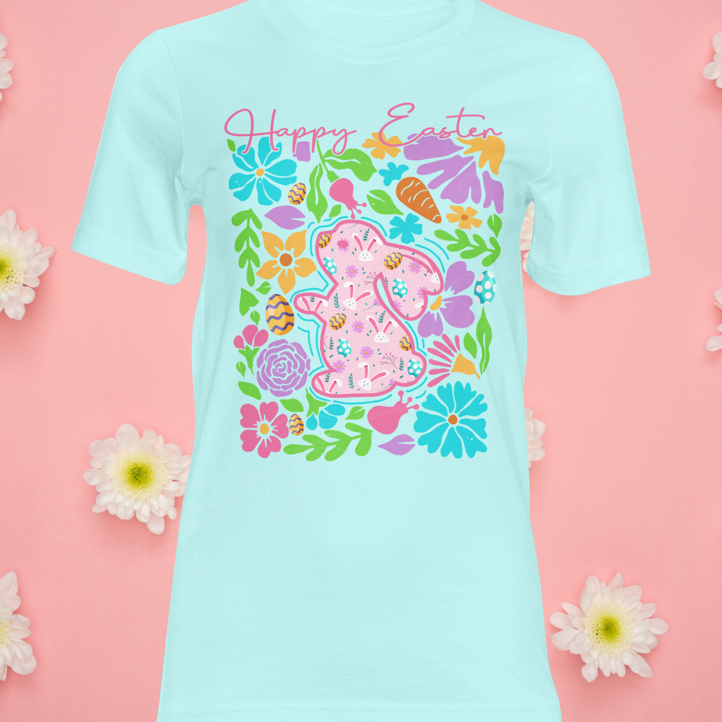 Colorful Happy Easter DTF Single Print