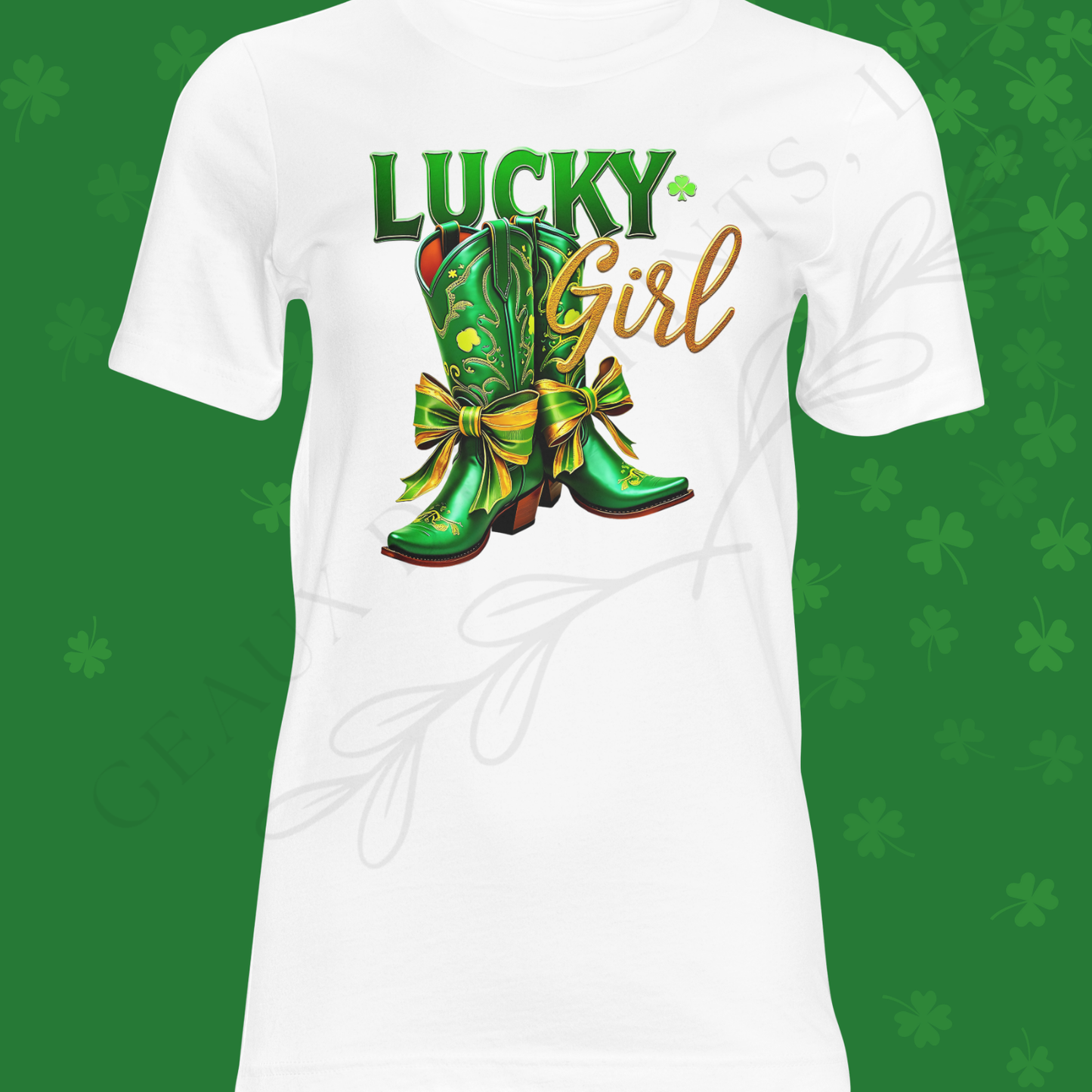 Lucky Girl DTF Single Print