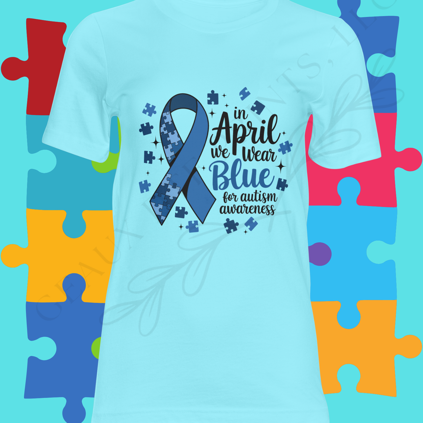 April Autism Awareness DTF Single Print