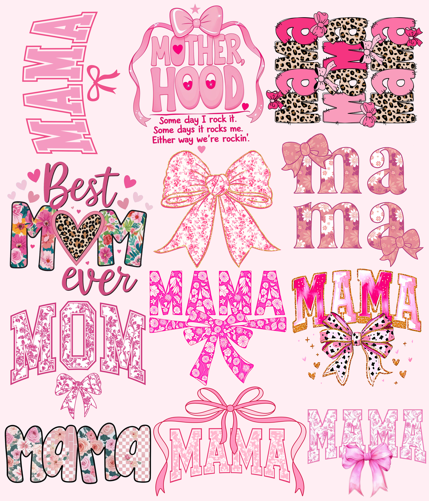 Pink Mama Gang Sheet