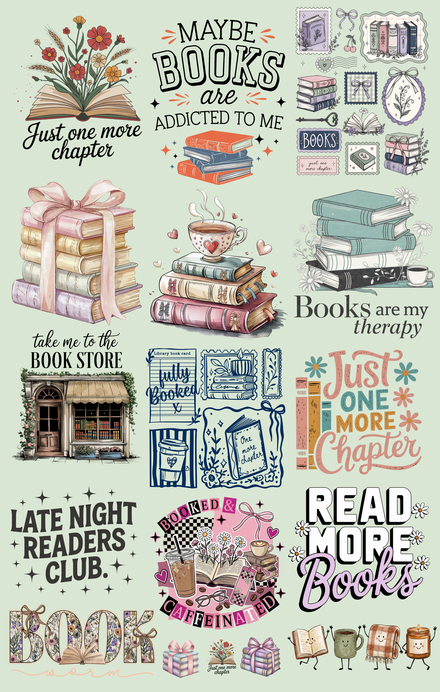 Bookish Gang Sheet