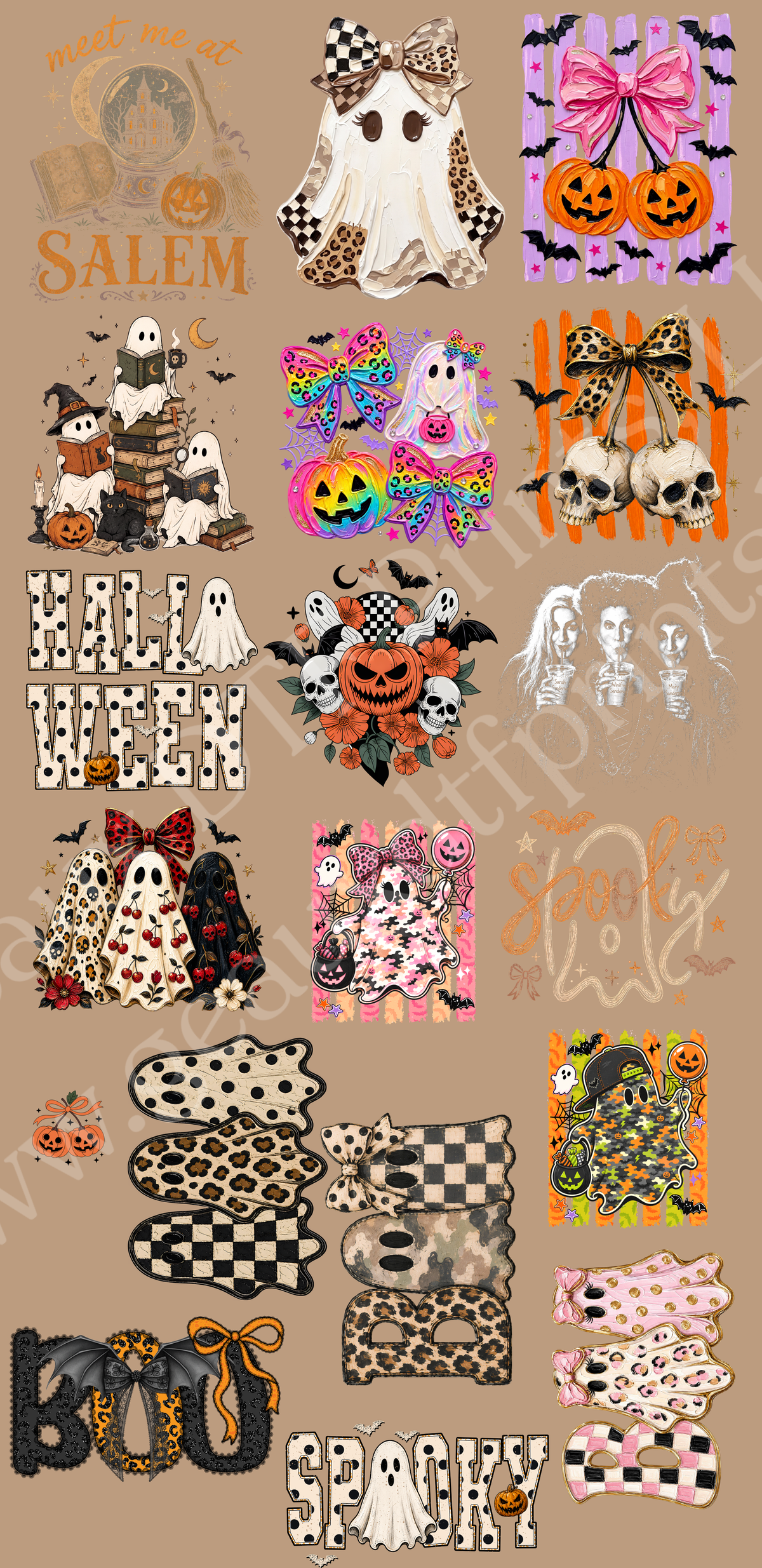 Halloween Gang Sheet
