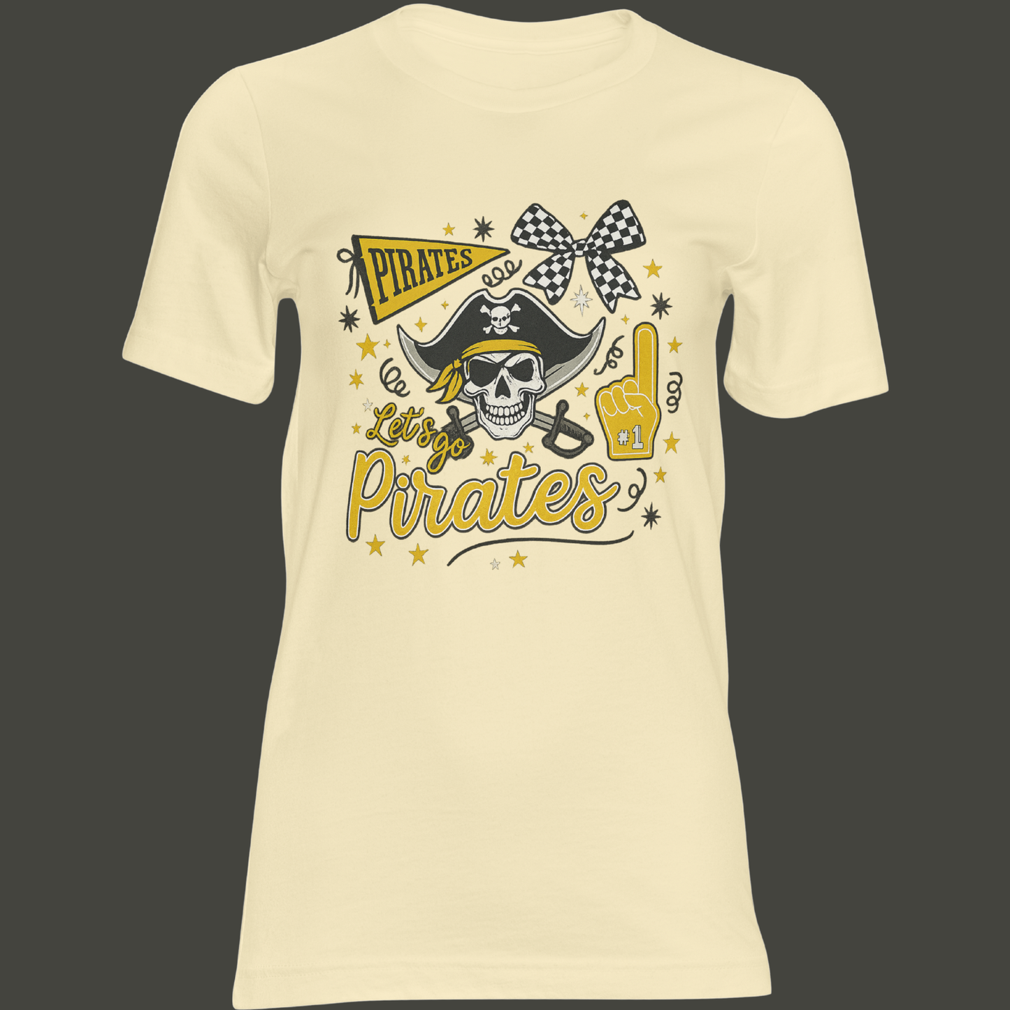 Let's Go Pirates DTF Single Print