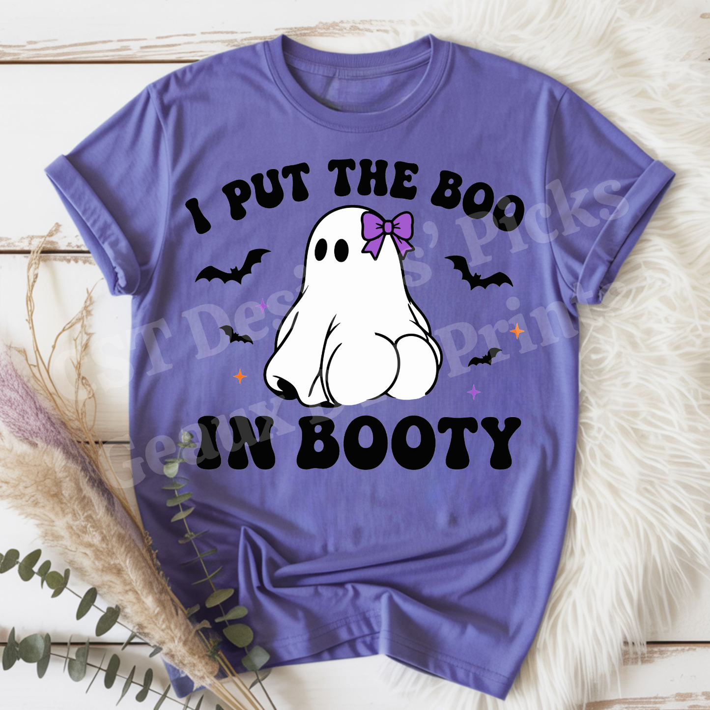 CST Designs' Pick - Boo in Booty DTF Single Print