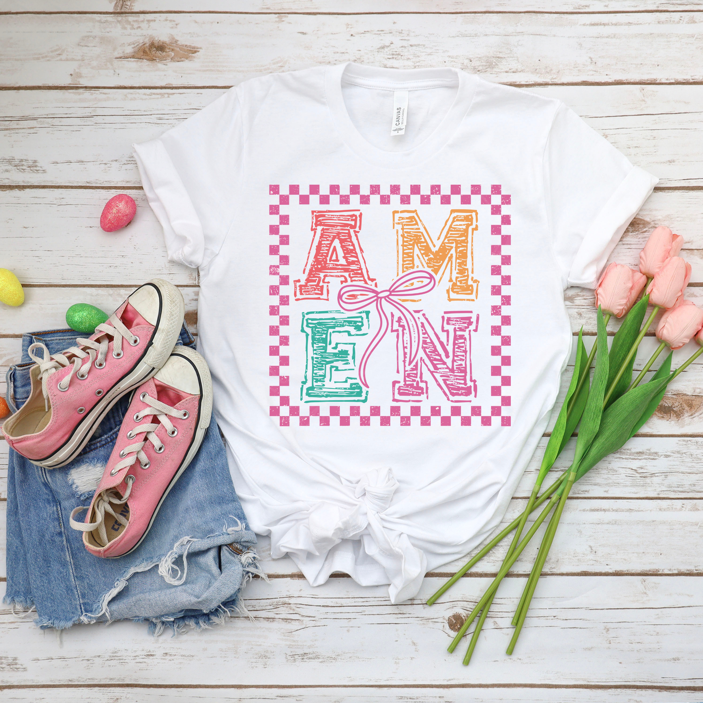 Amen 2 - White Bella Canvas