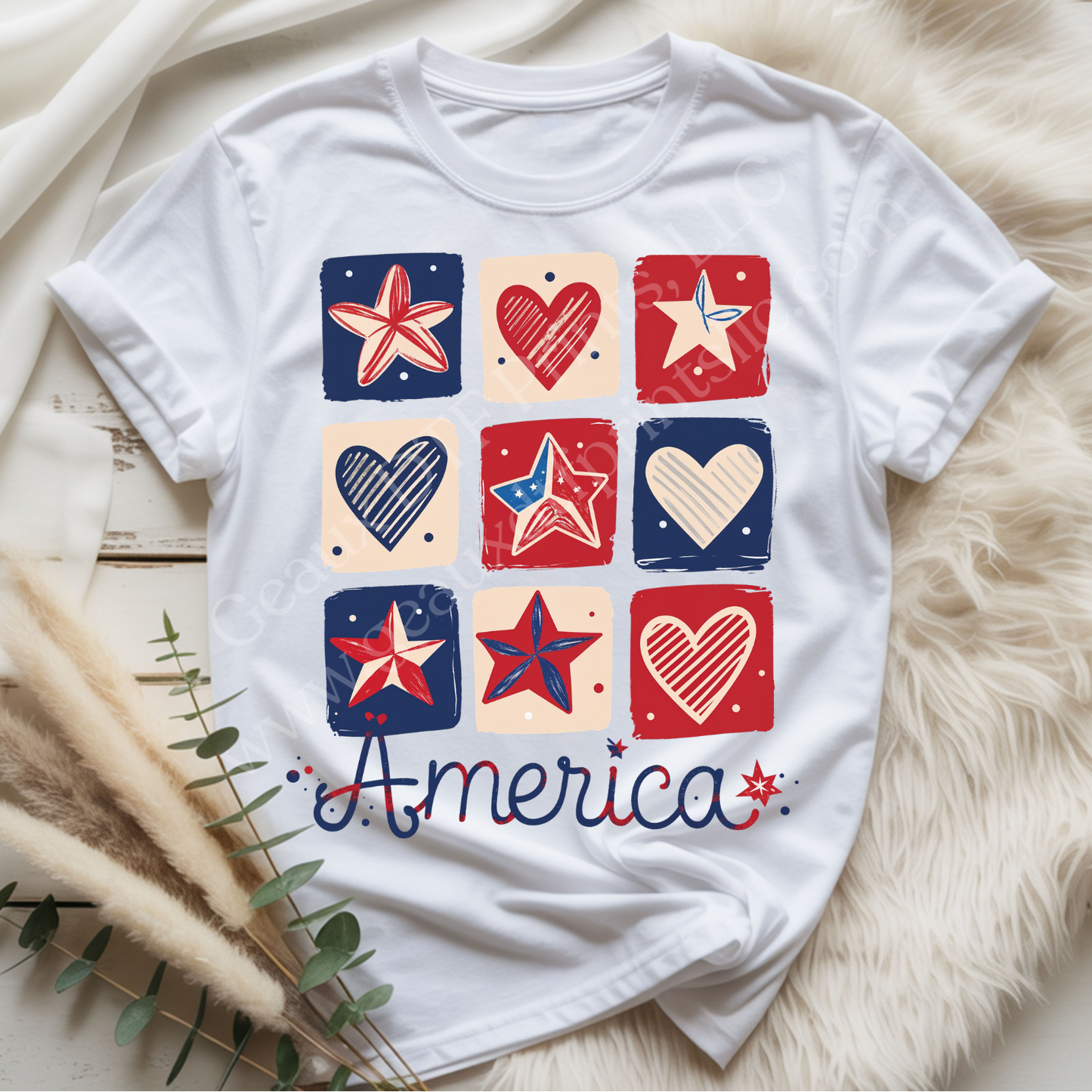America 5 DTF Single Print