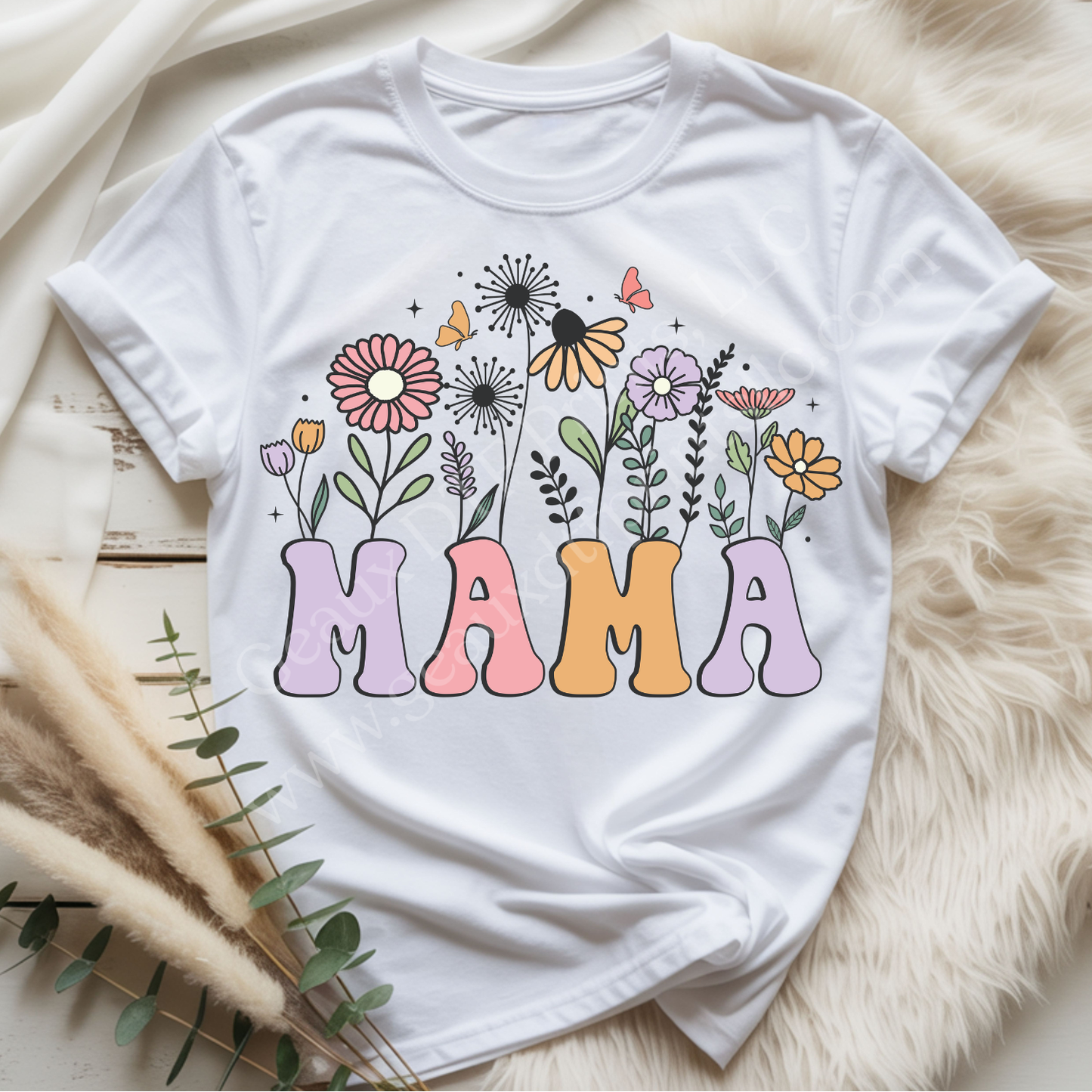 Floral Mama DTF Single Print