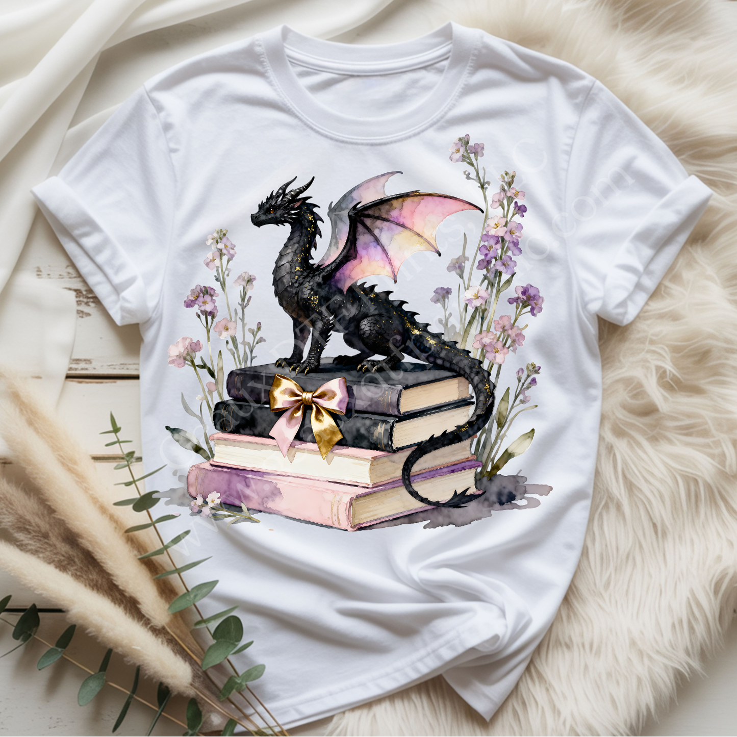 Watercolor Dragon DTF Single Print