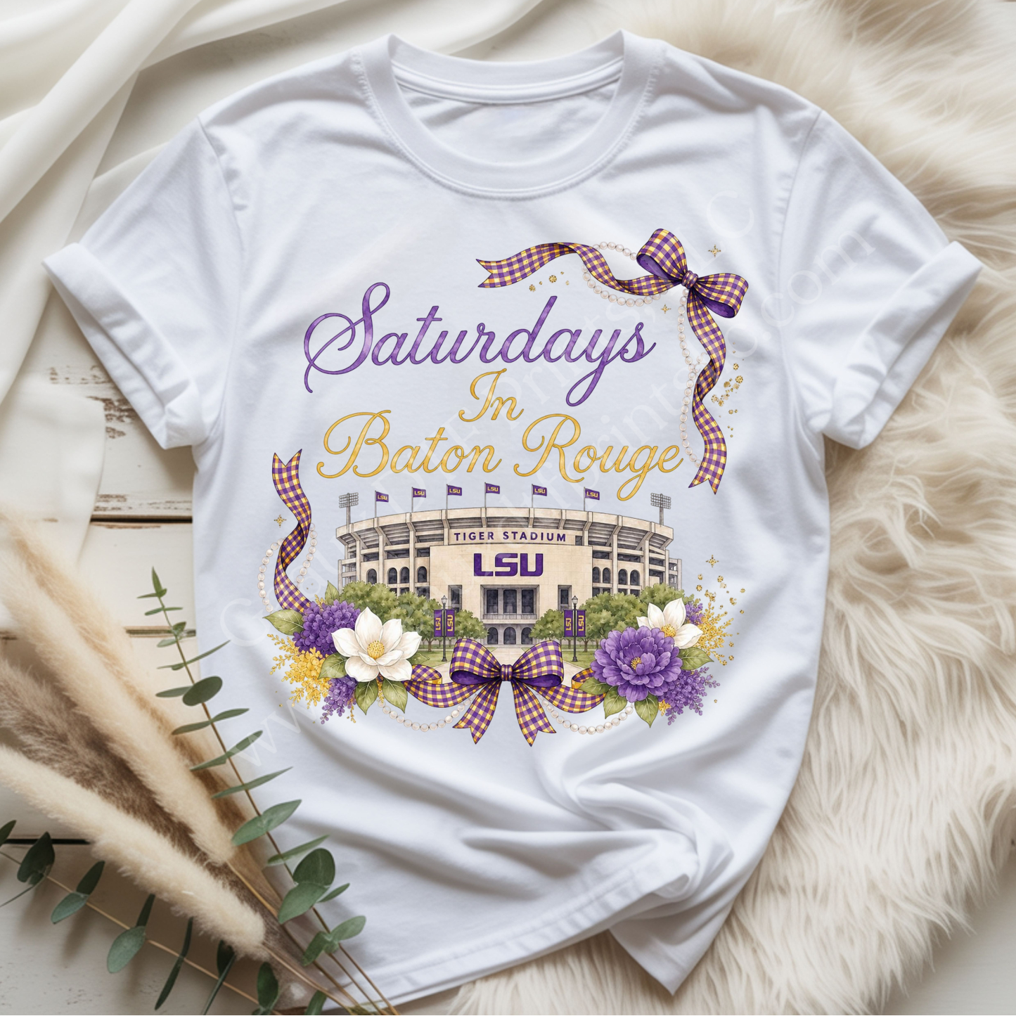 Saturdays in Baton Rouge DTF Single Print