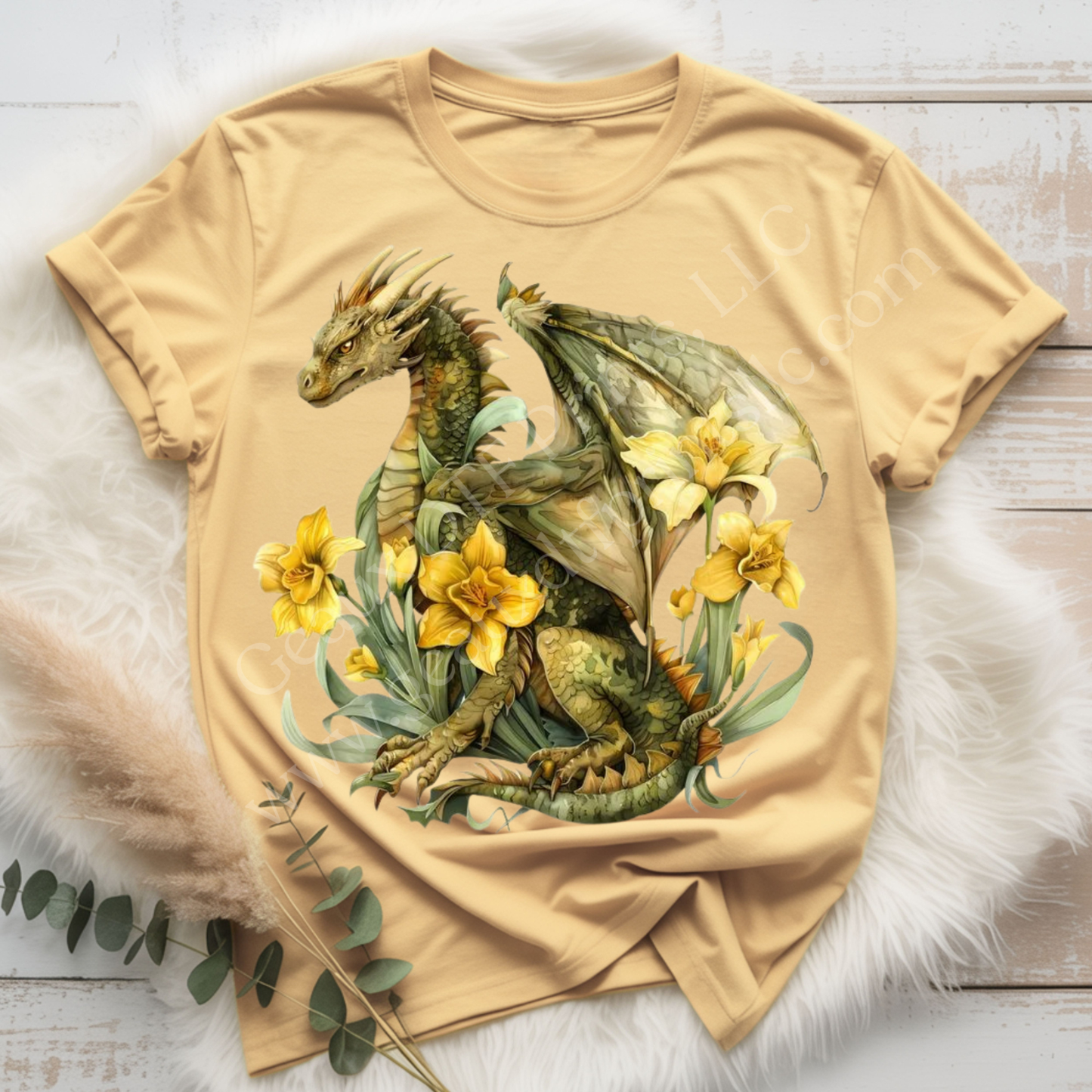 Green Dragon DTF Single Print