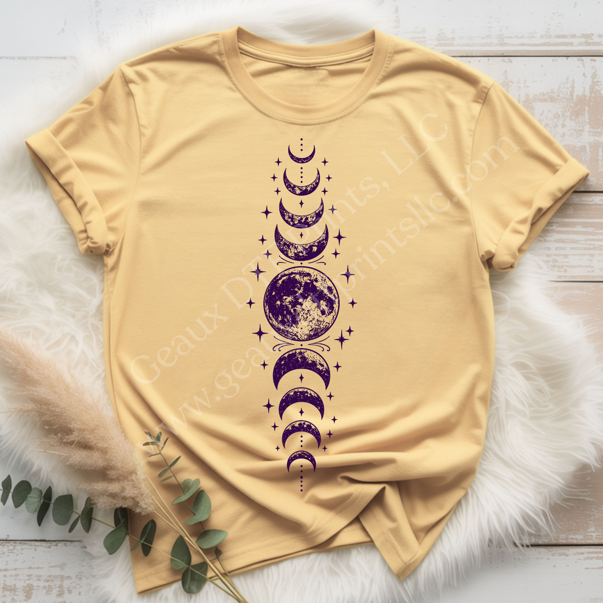 Moons Purple DTF Single Print