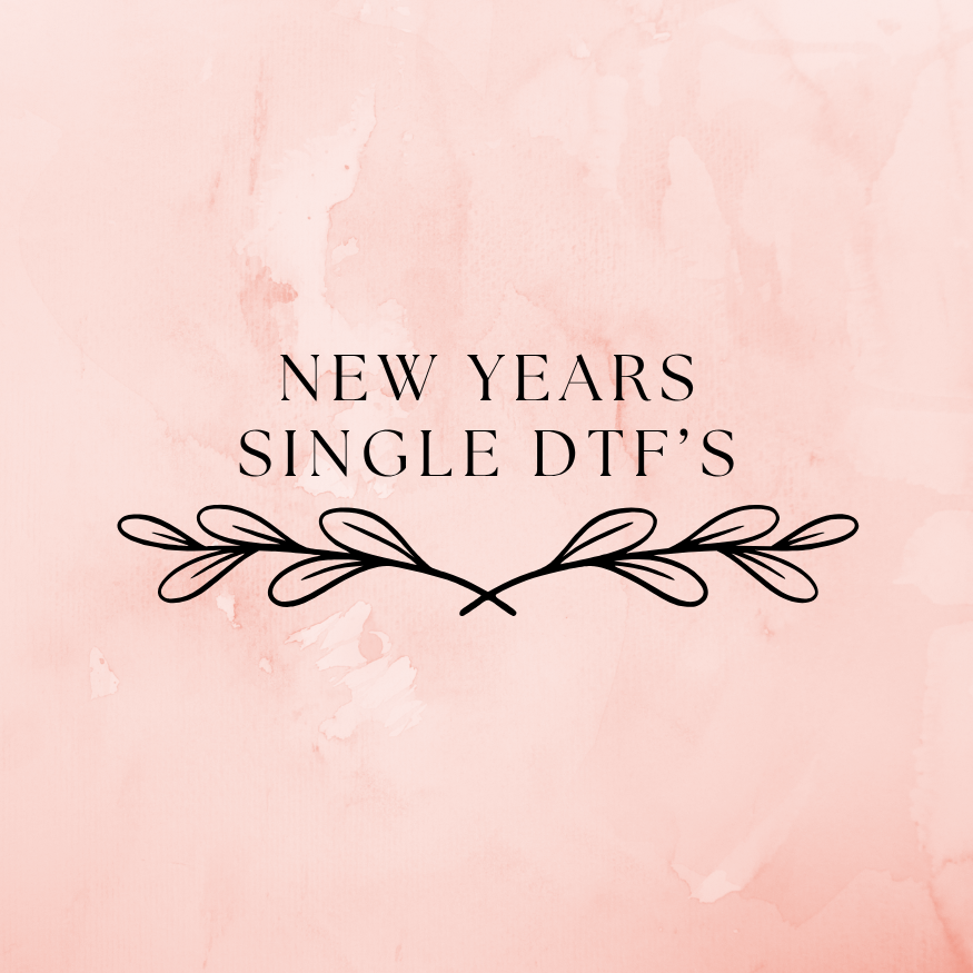 Christmas Single DTF's