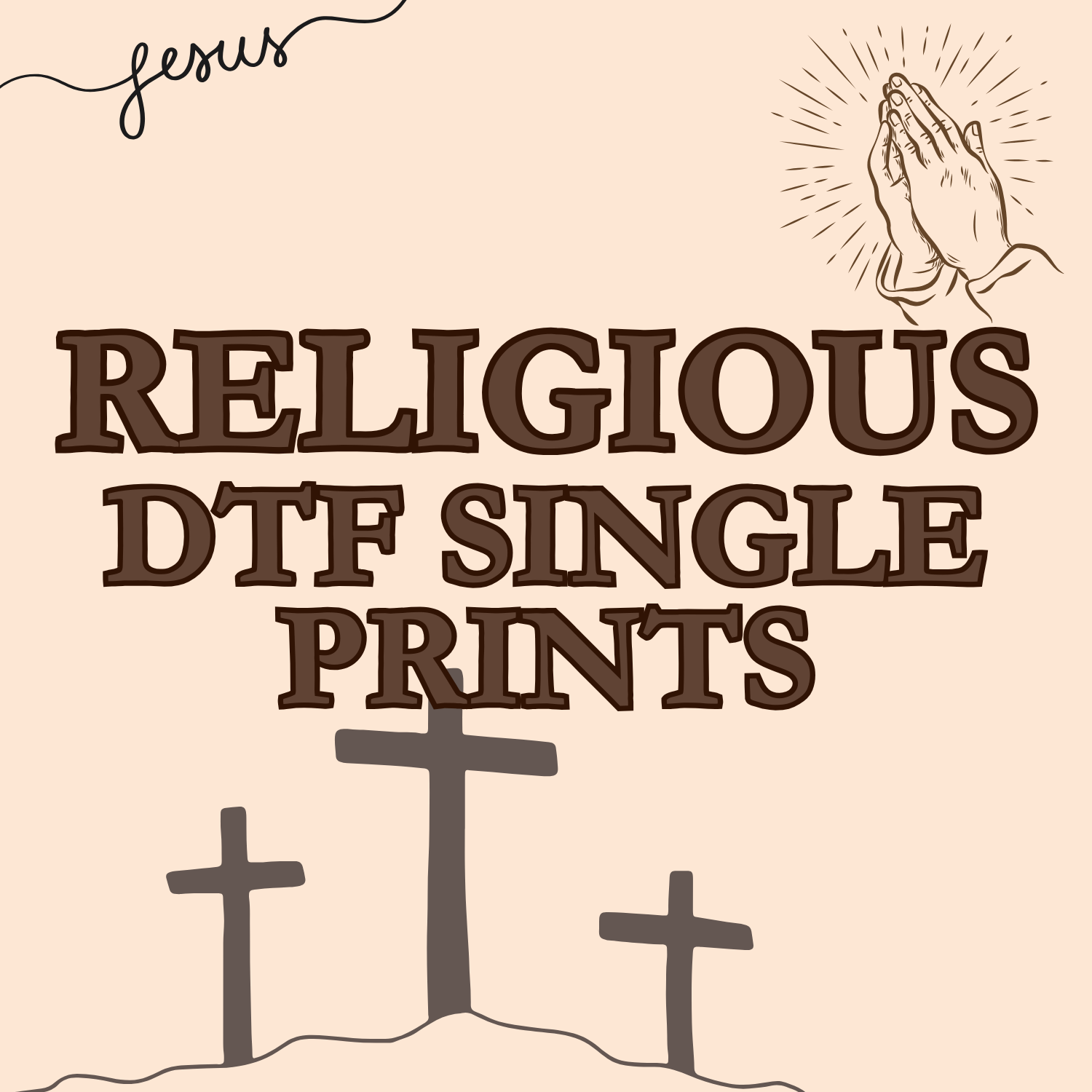 Religious DTF Single Prints