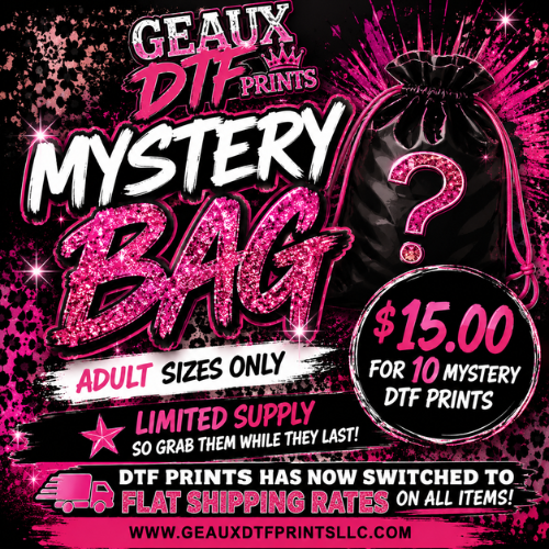 Mystery Bags - 10 Single DTF Prints per bag!