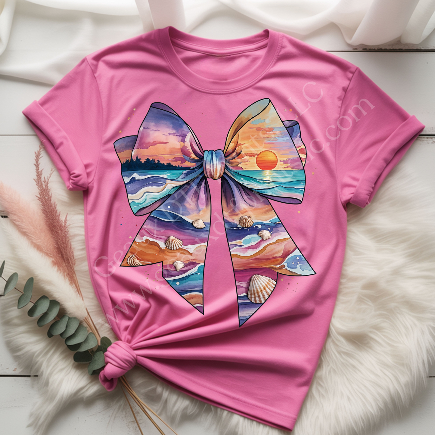Sunset Bow DTF Single Print