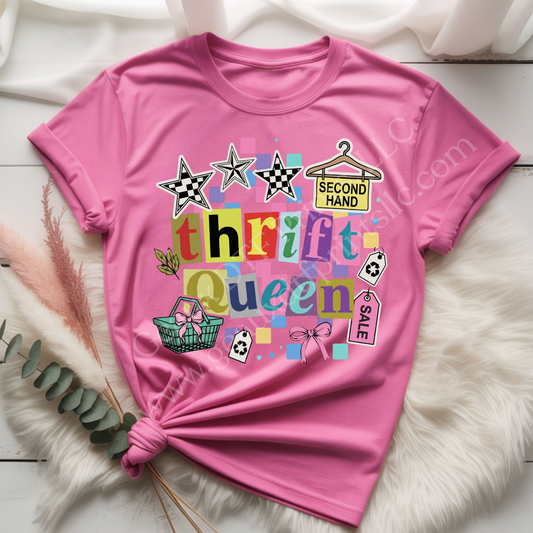 Thrift Queen DTF Single Print