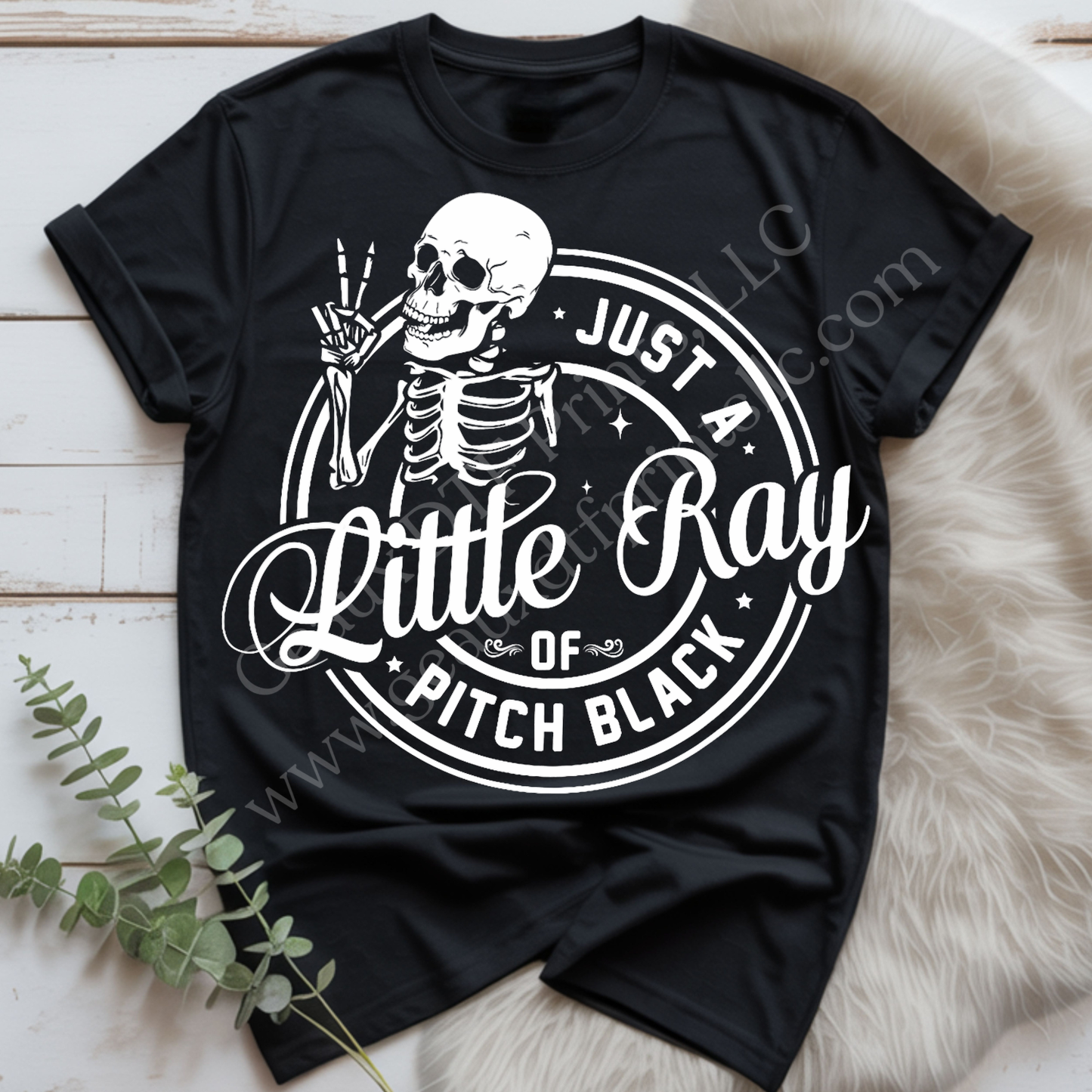 Ray of Pitch Black DTF Single Print