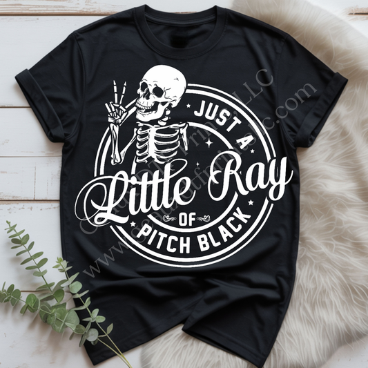 Ray of Pitch Black DTF Single Print
