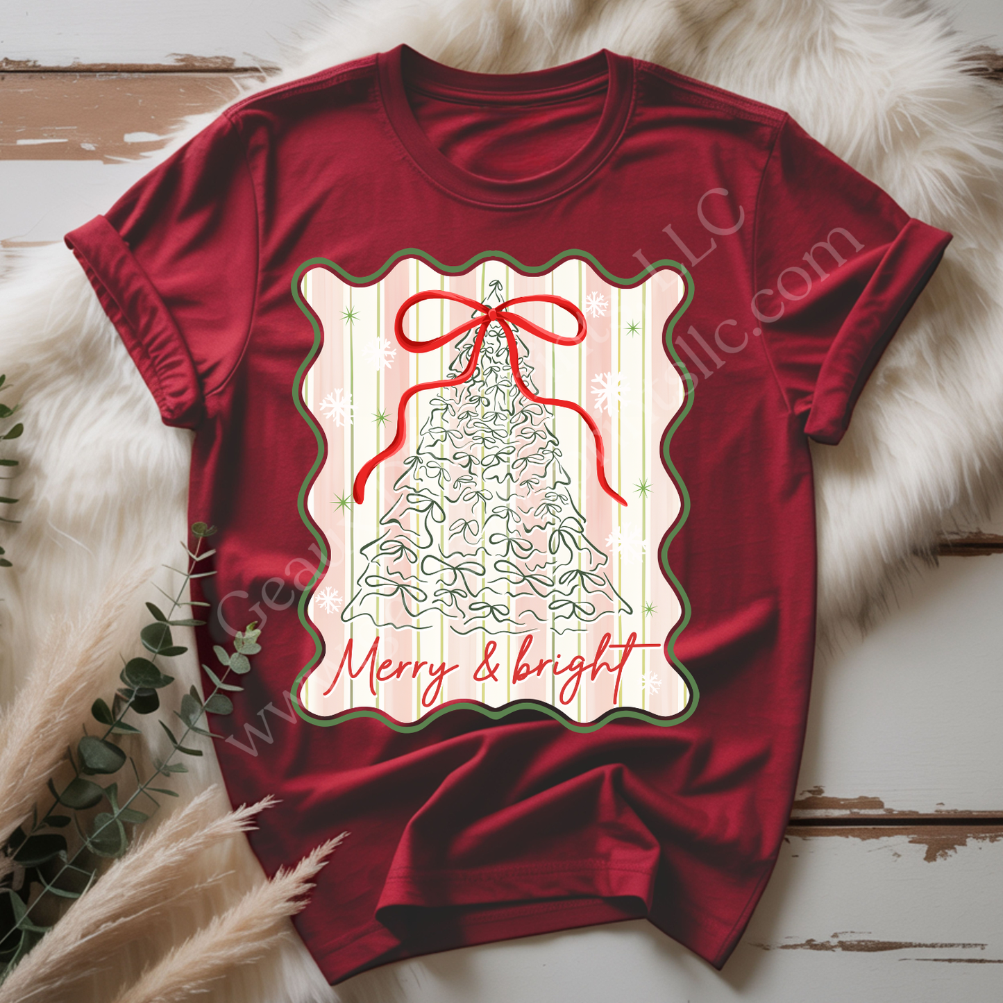 Merry & Bright DTF Single Print