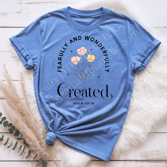 Fearfully Created DTF Single Print