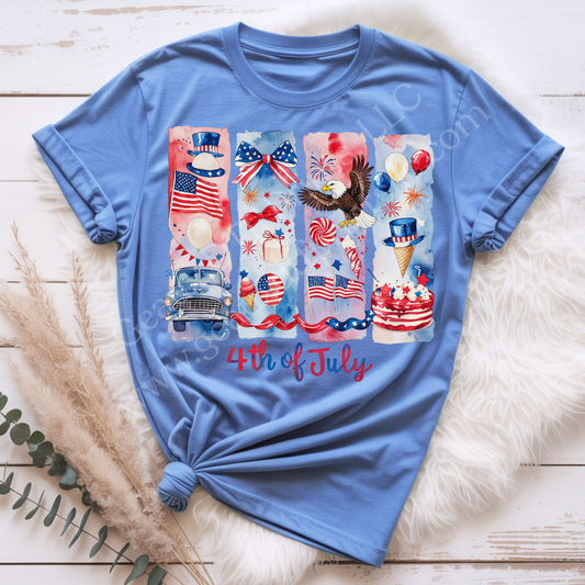 4th of July DTF Single Print