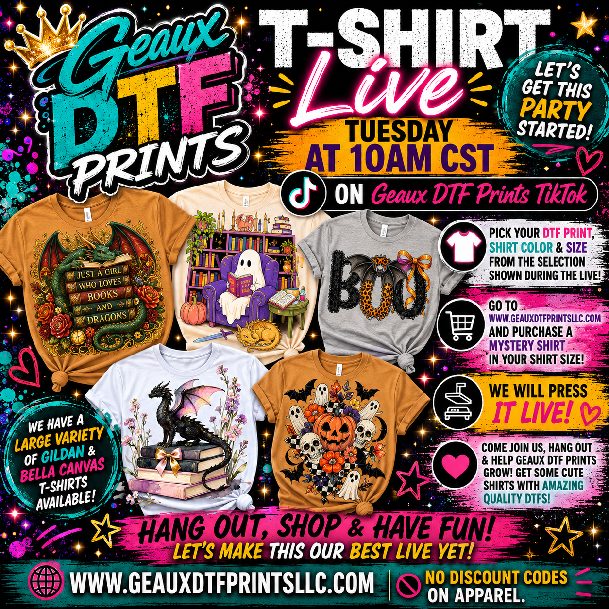 Mystery Tees - July 21, 2026 at 10am CST!