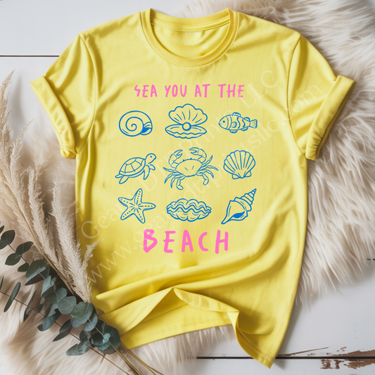 Sea You At The Beach DTF Single Print