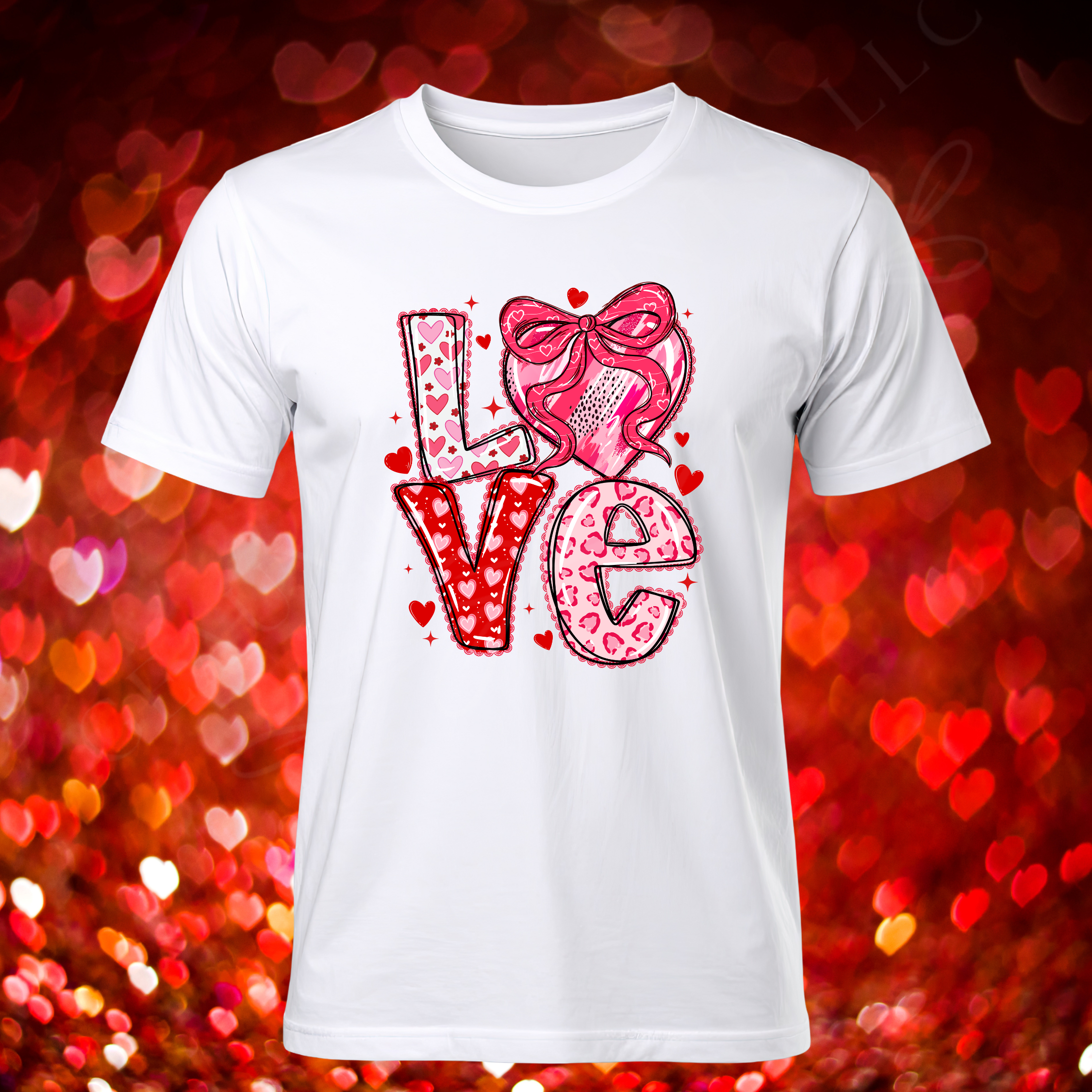 Stacked Love Single DTF Print