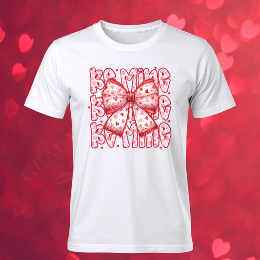Be Mine Be Mine Bow Single DTF Print