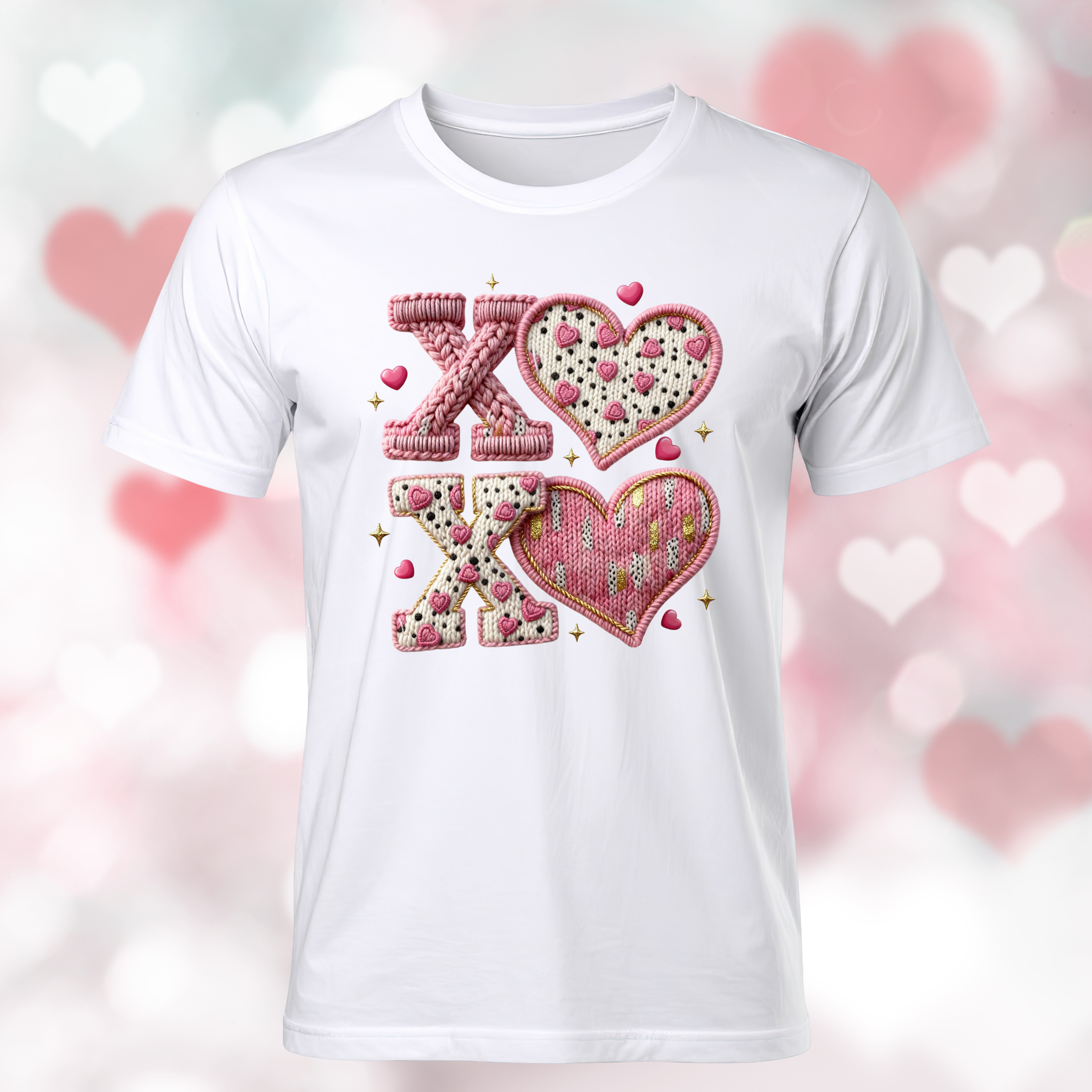 XOXO Crochet Single DTF Print