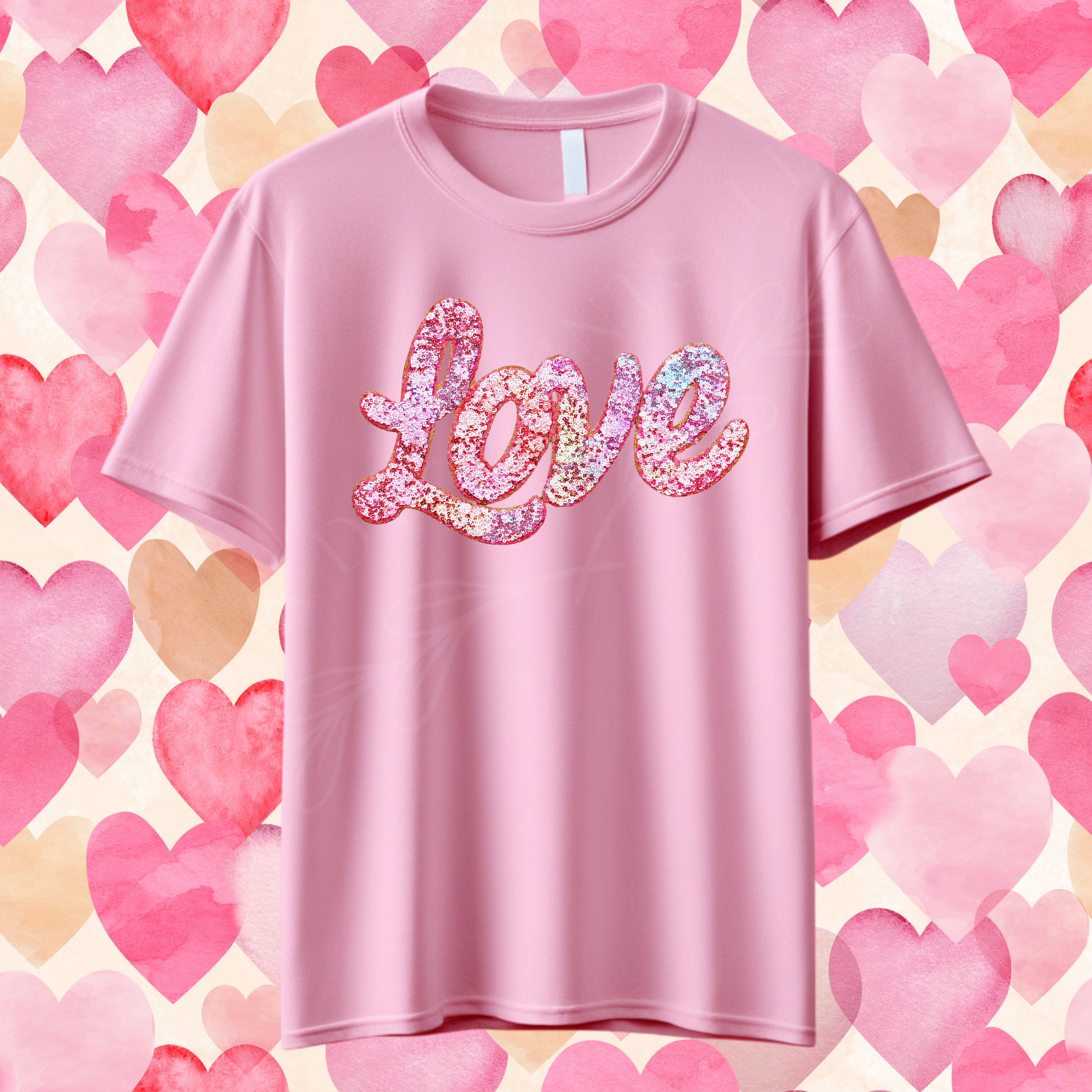 Sequins of Love DTF Print