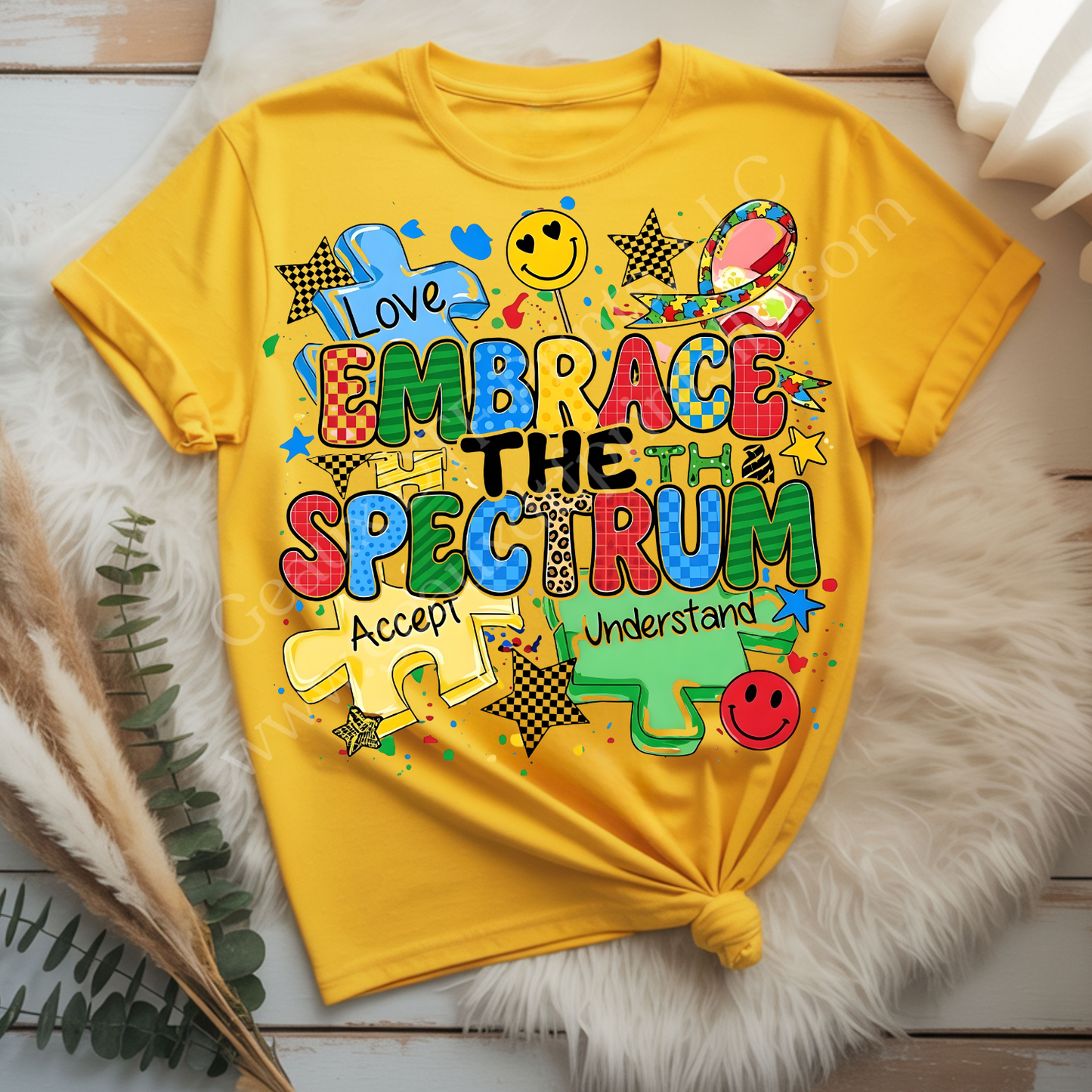 Embrace The Spectrum DTF Single Print