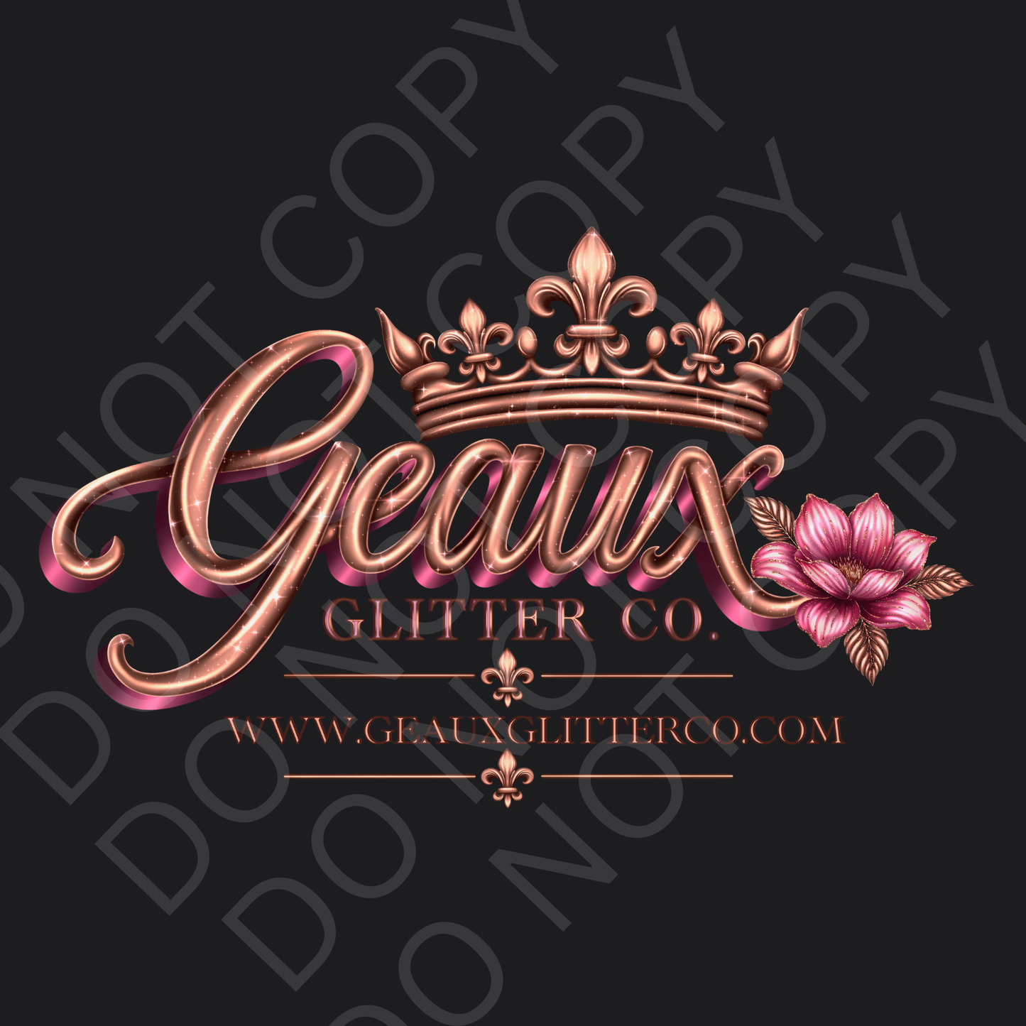 Geaux Glitter Co. Apron - NEW PRODUCT!